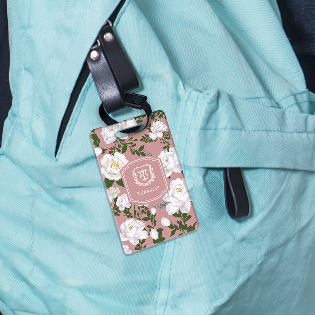 Peonies Bag Tag