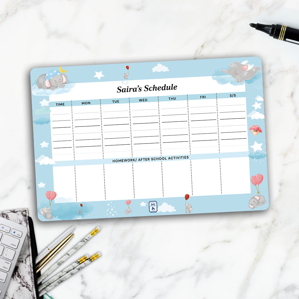 Red Balloon Ellie Kids Schedule Planner