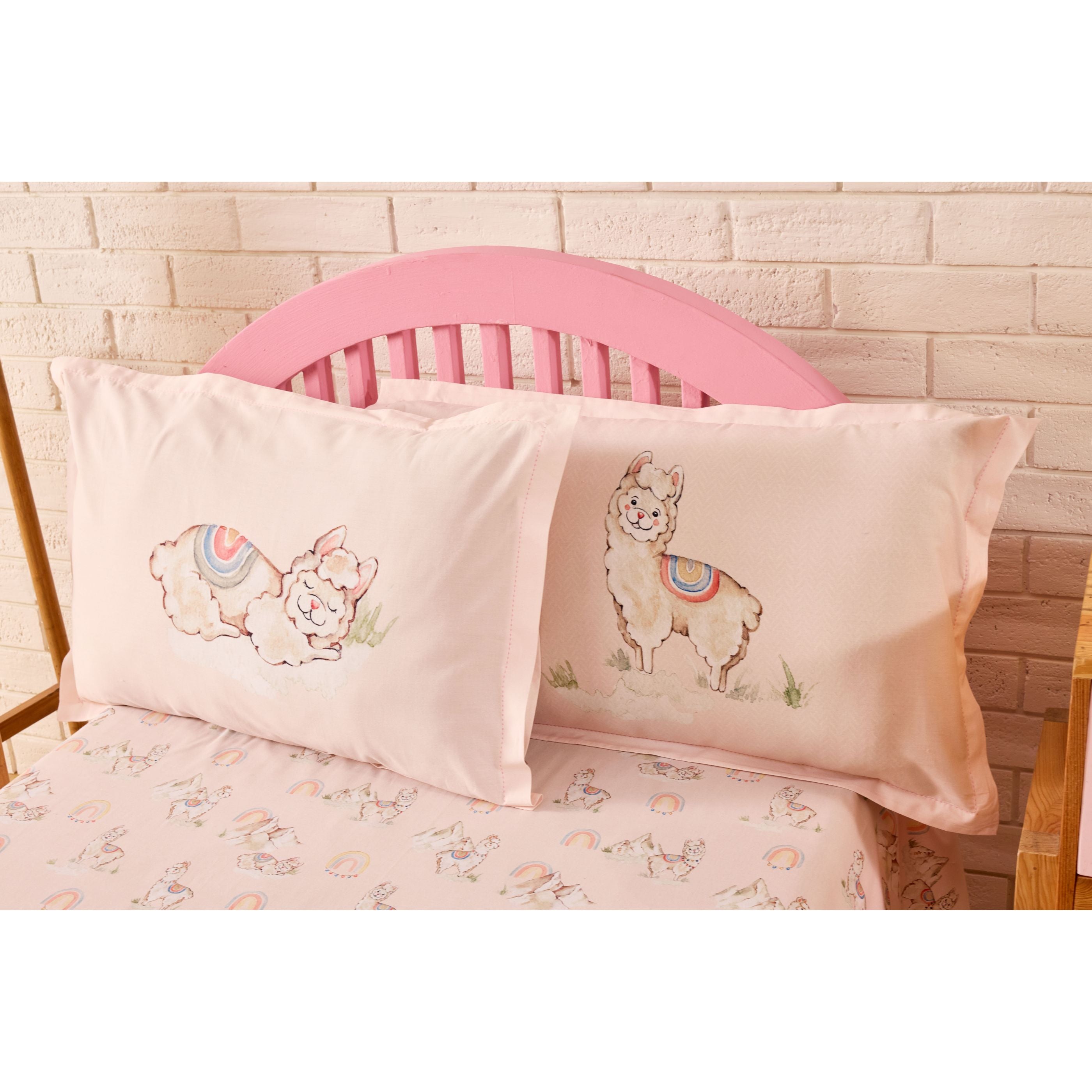 Ooh La Llama Main Print Pillow Cover