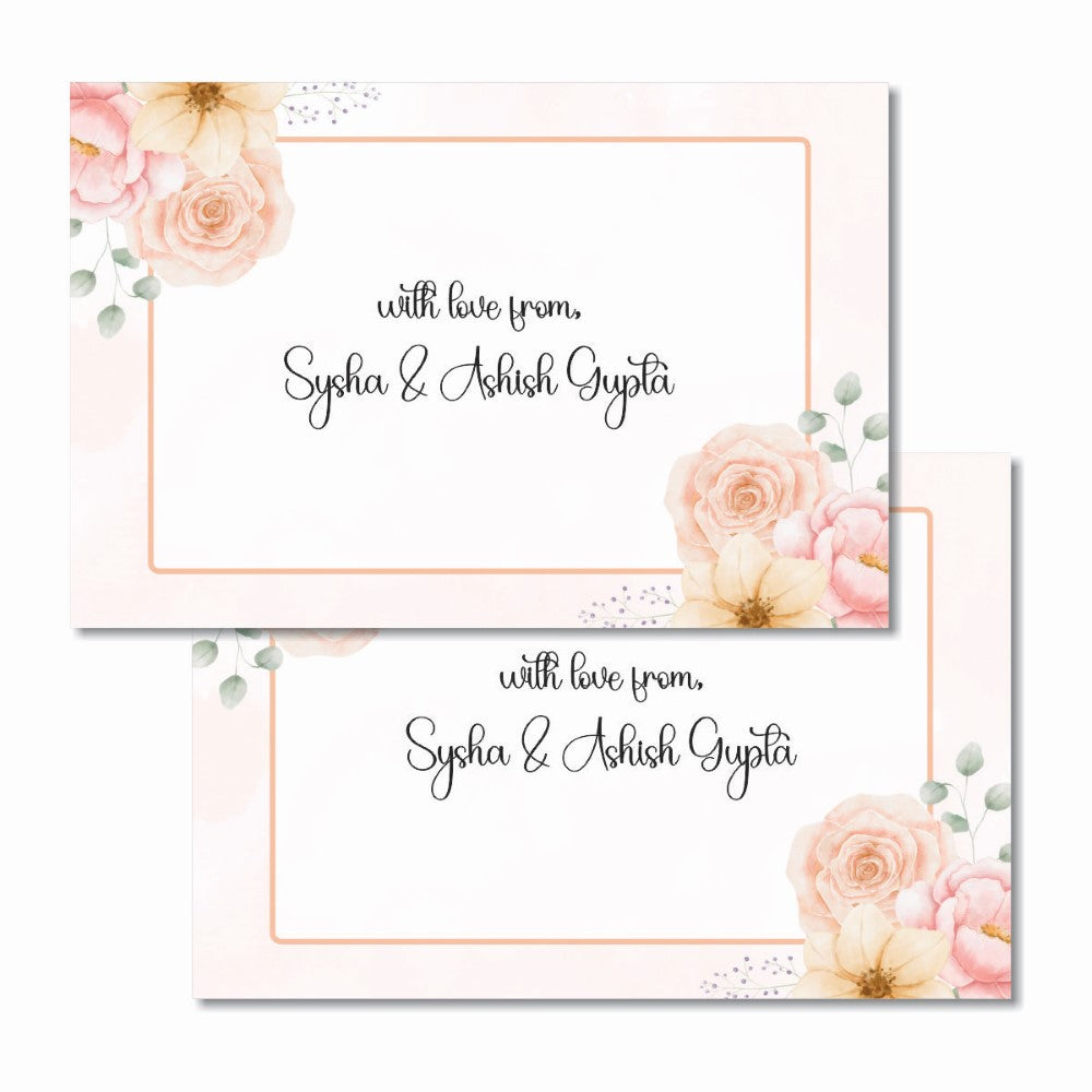 Gift Tags Rectangle - Pink Serenity - image 1