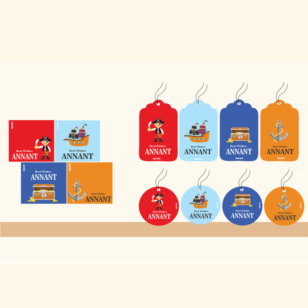 Personalised Gift Tag Set - Set of 80