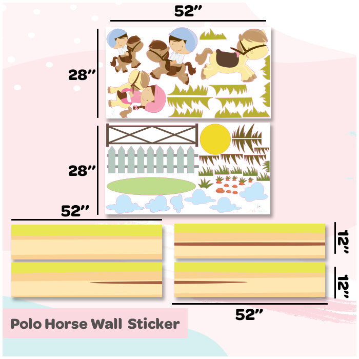 Polo Horse Wall Sticker For Kids