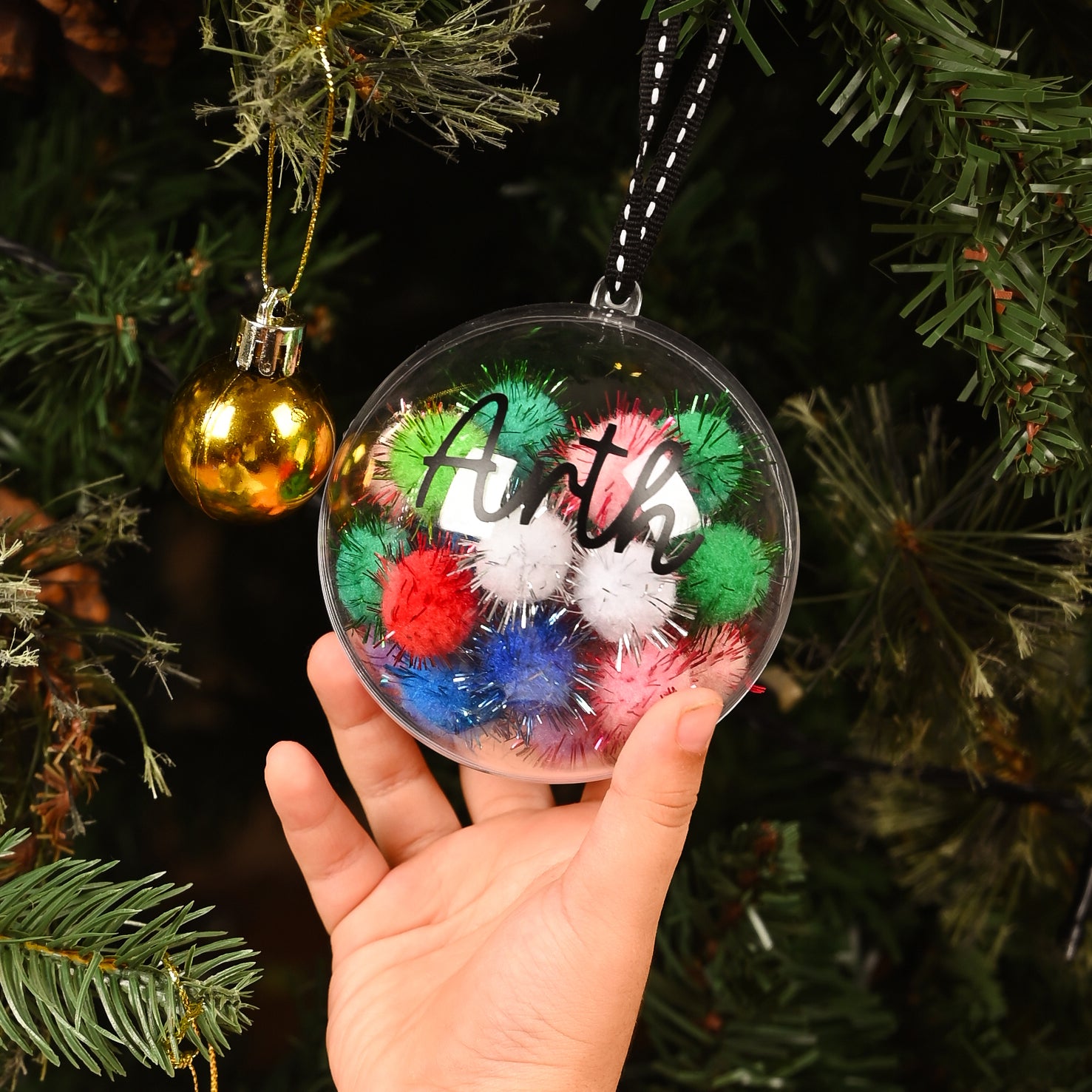 Globe Ornament |  Pom Pom