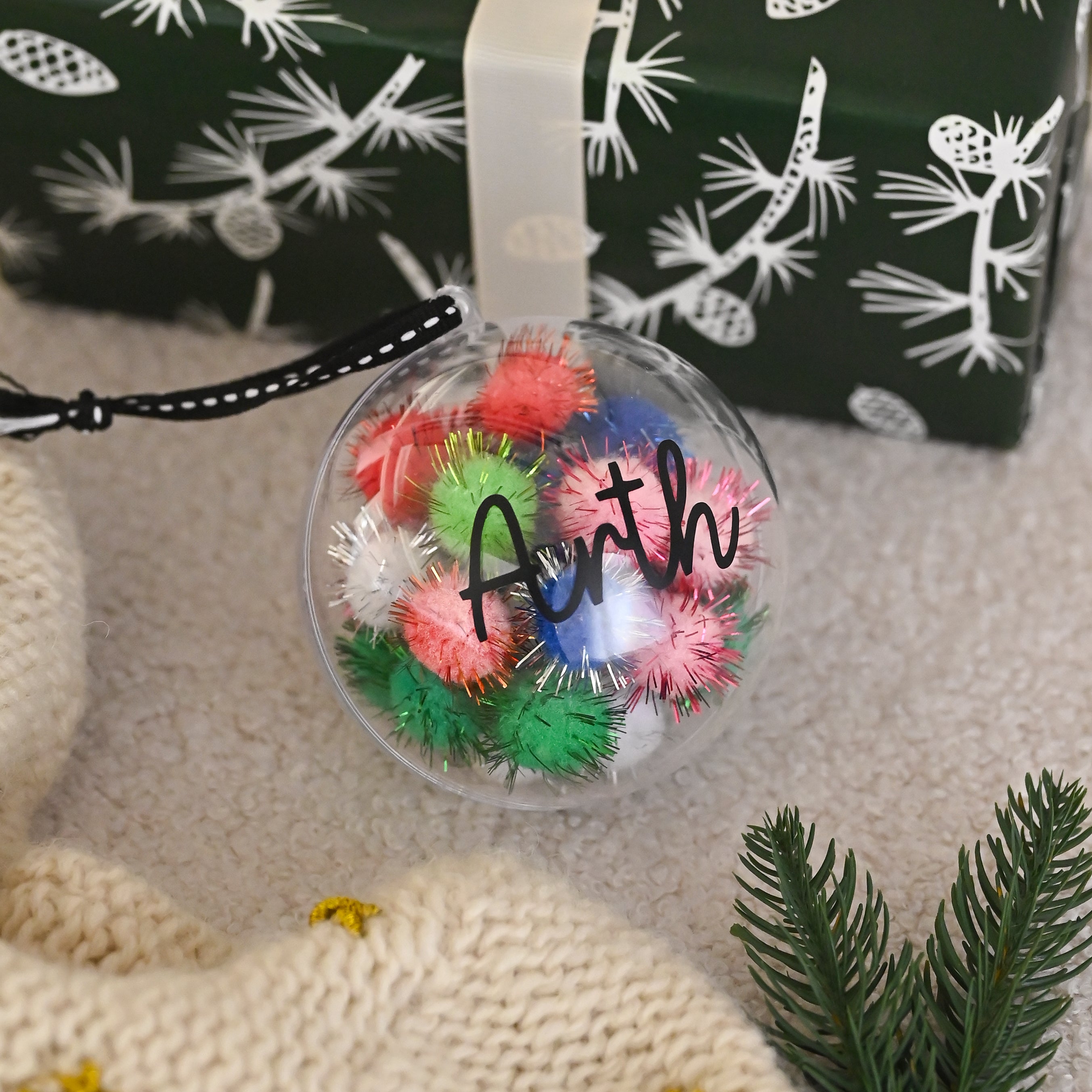 Globe Ornament |  Pom Pom