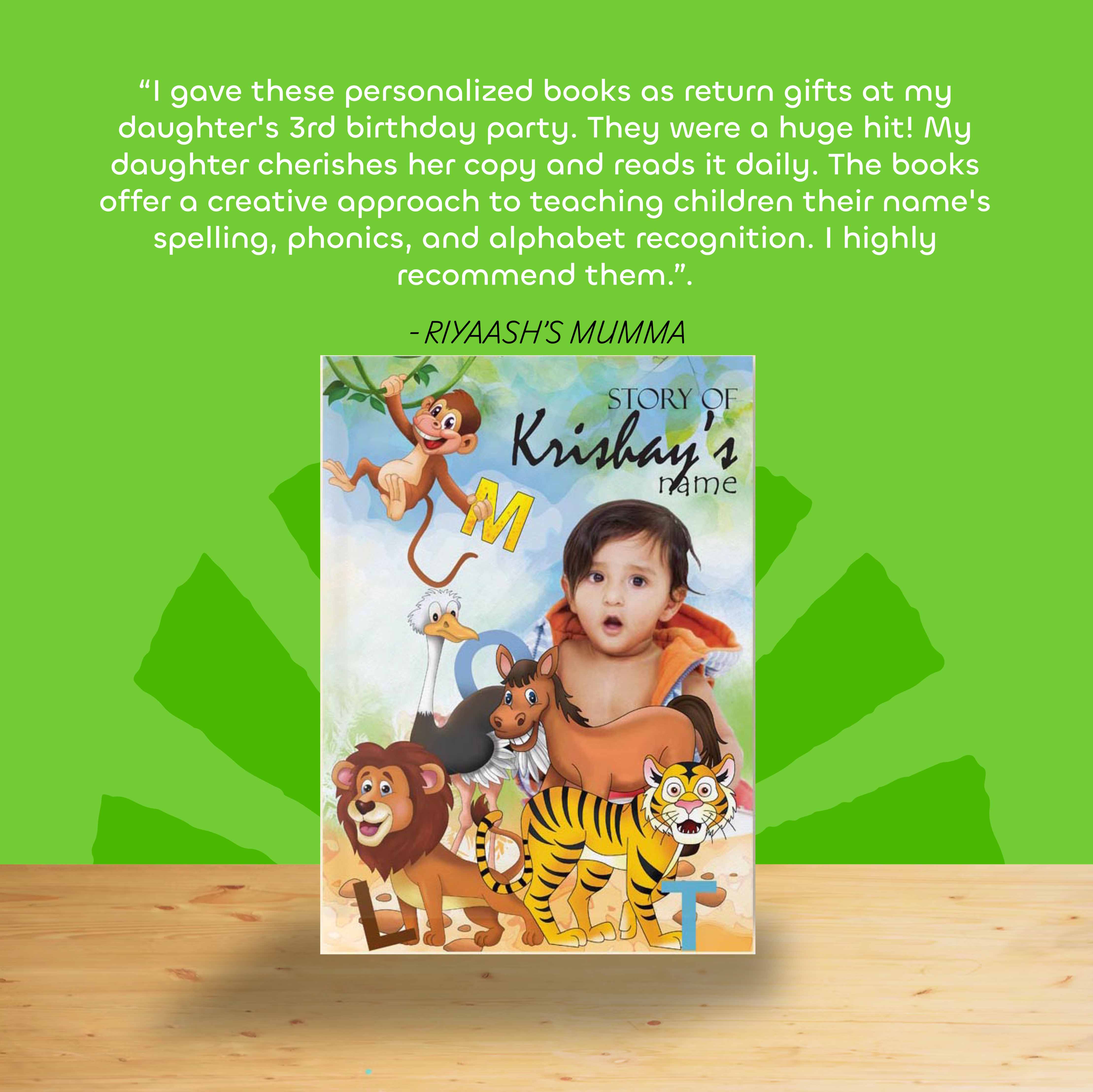 Personalised Story Book Story Of My Name