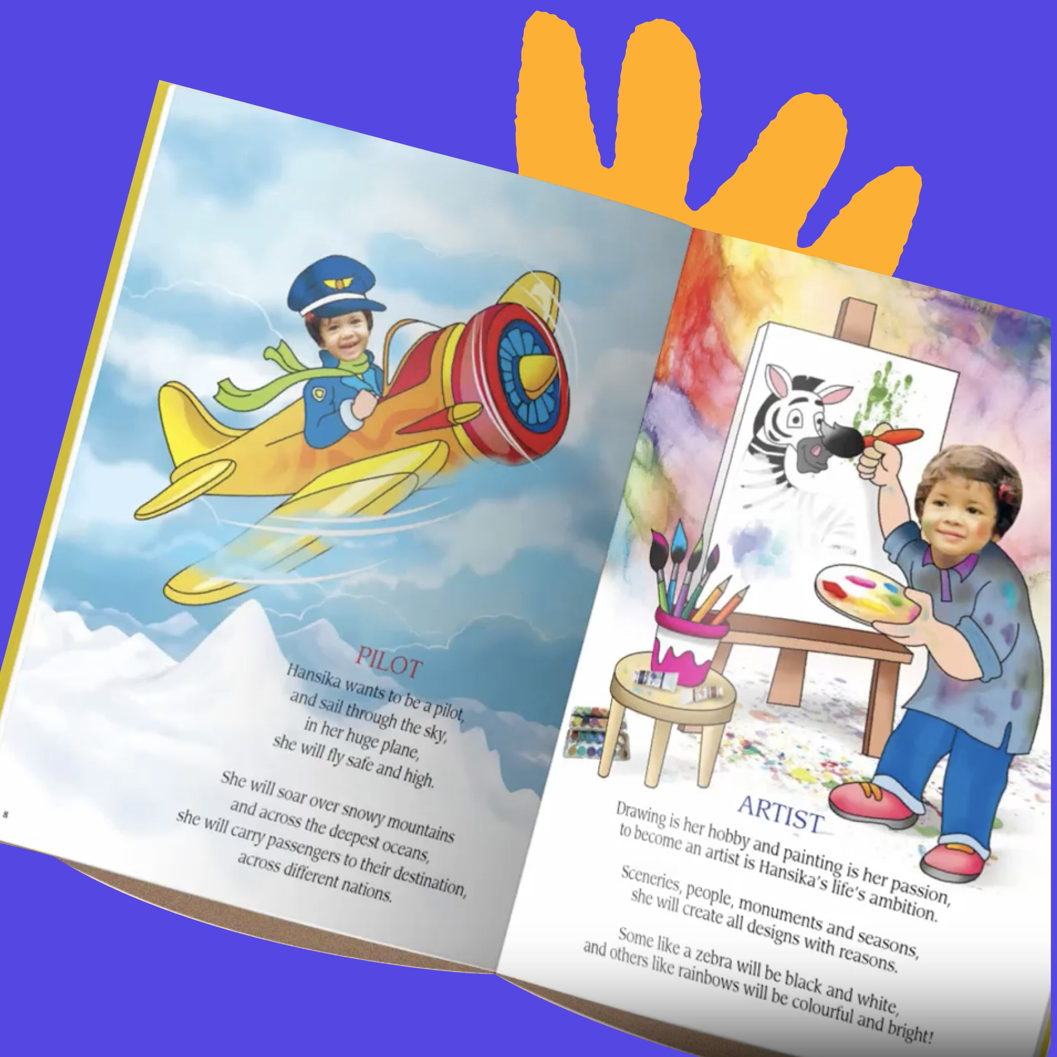 Personalised  Story Book What Shall I Be