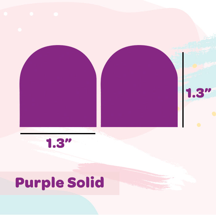 Shoe Labels Pack - Solid Purple