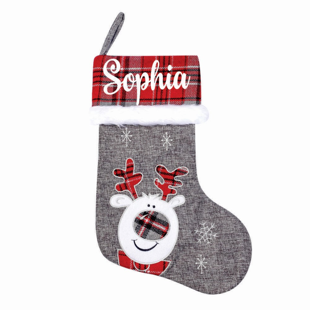 Babble Wrap Silver Bells Stocking - Set of 3