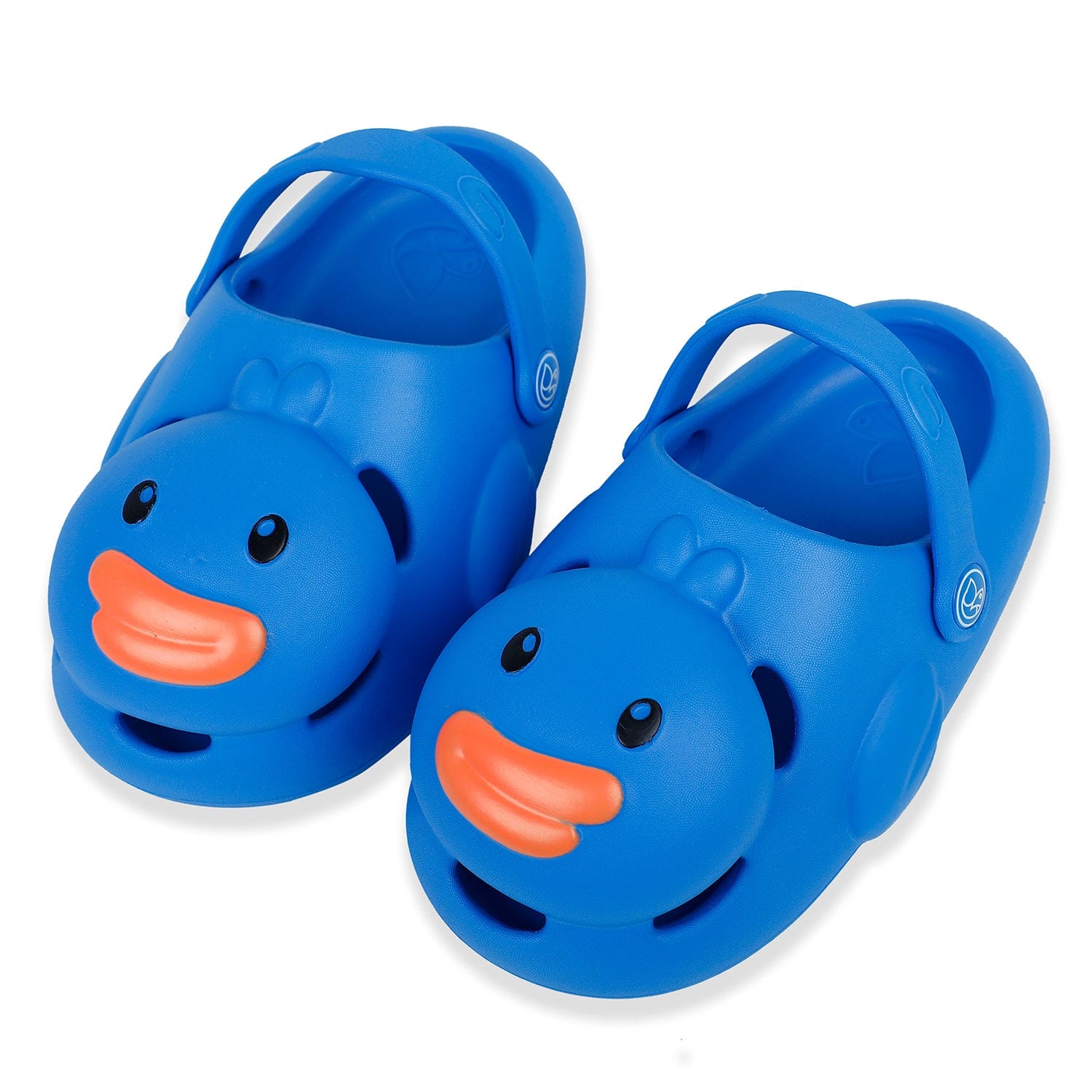 Baby Moo Swimming Duck Waterproof Anti-Skid Sling Back Clogs - Blue - Baby Moo