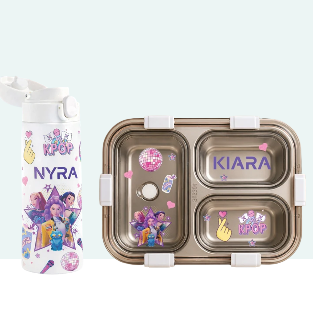 Insulated Bottle & Bento Box Combo