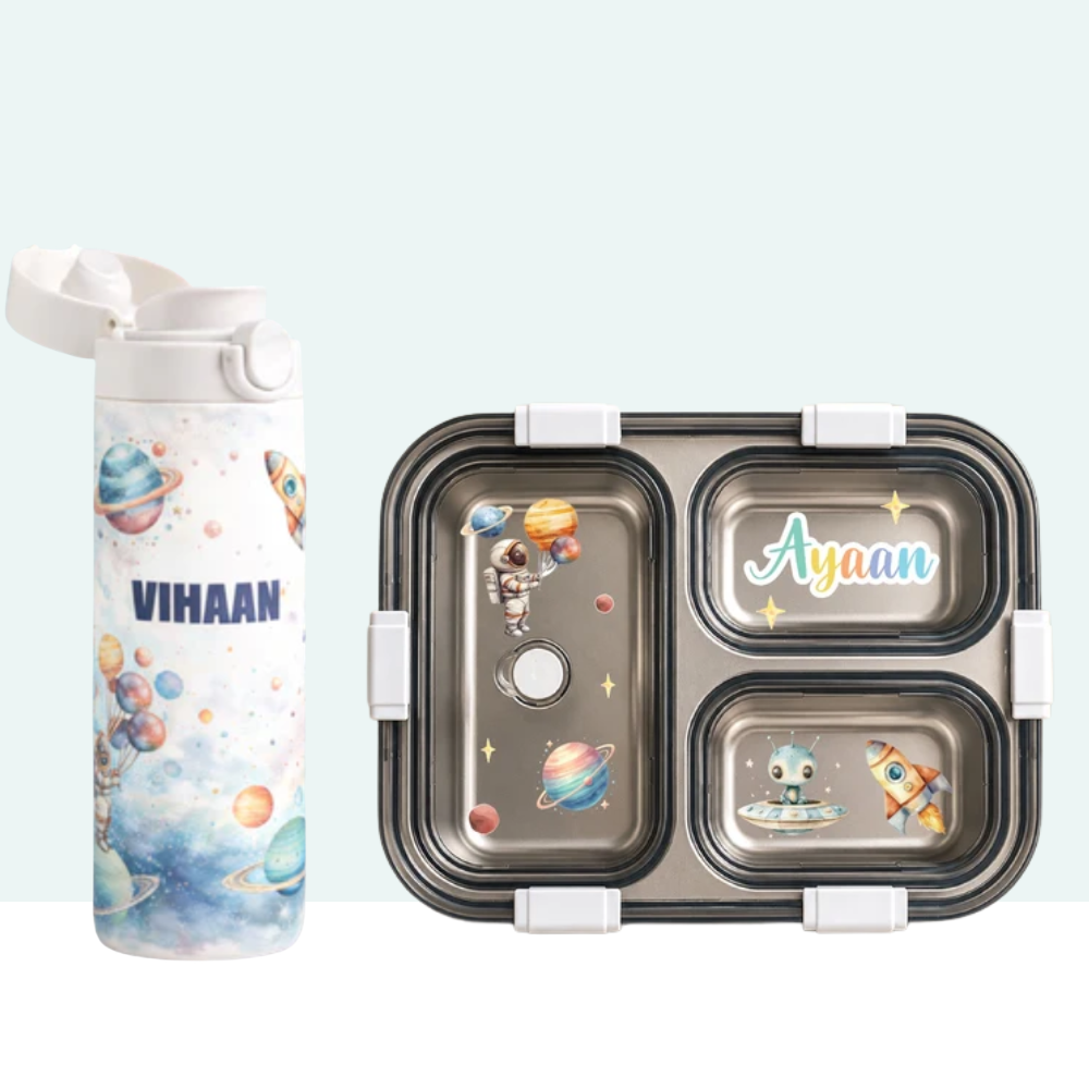 Insulated Bottle & Bento Box Combo