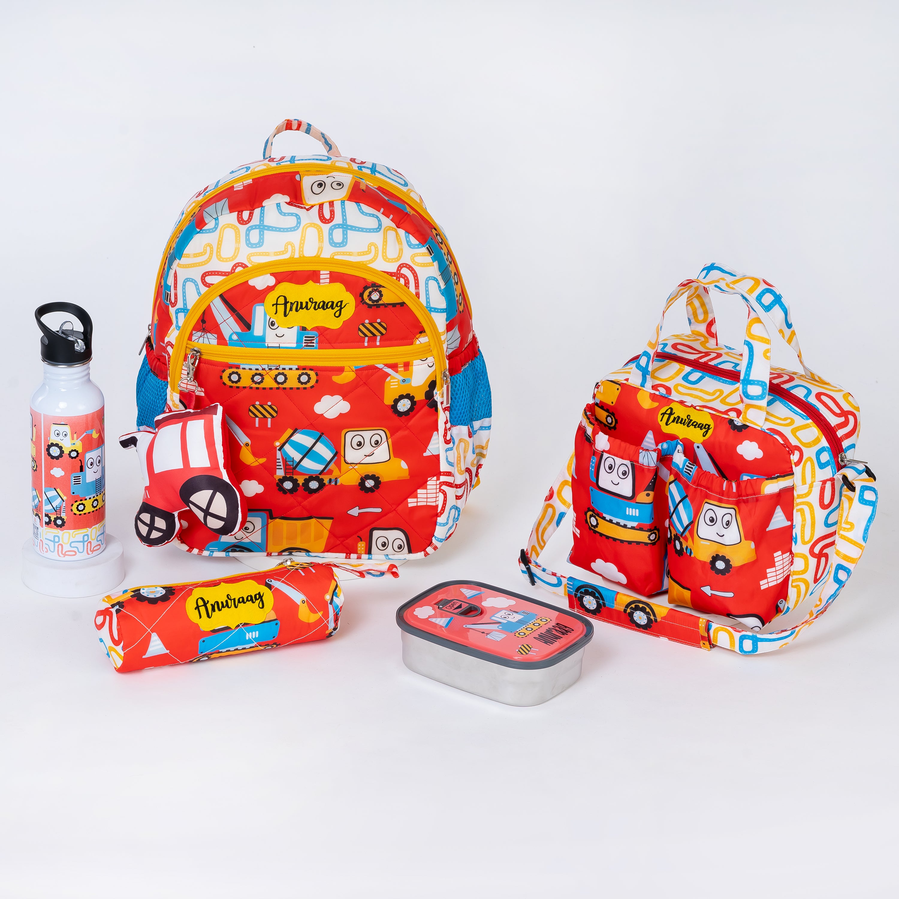 School Bag - Red Truck