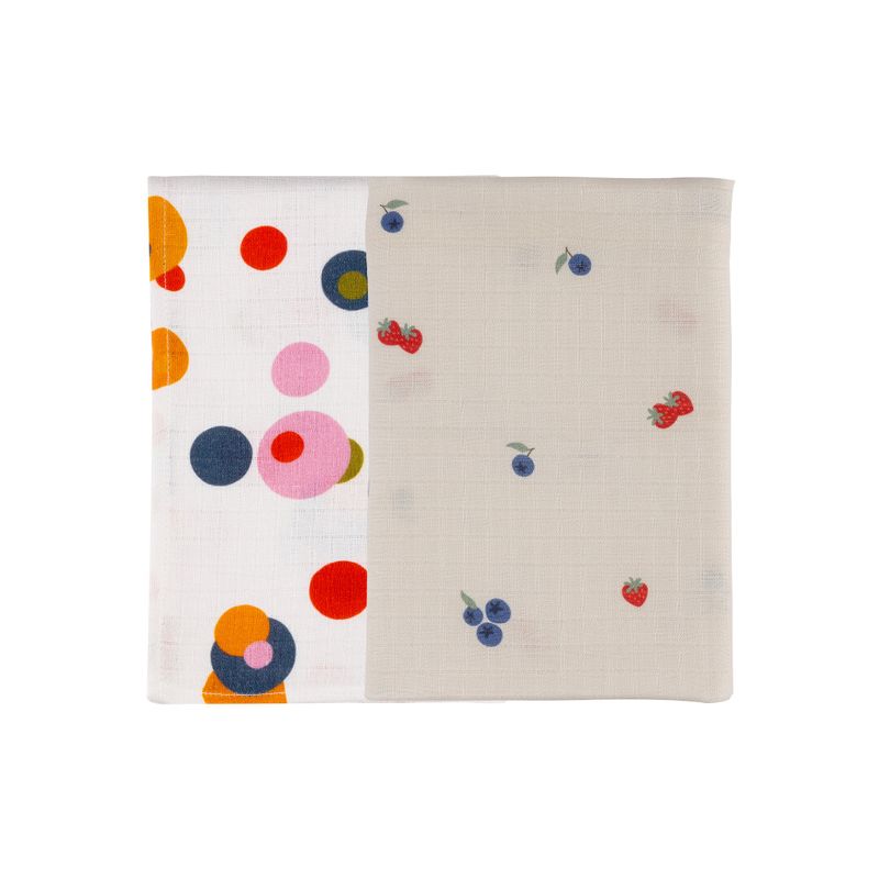Organic Muslin Burp Cloth-Pack of 2