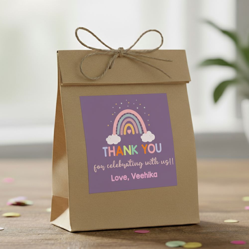 Personalised Thank You Labels
