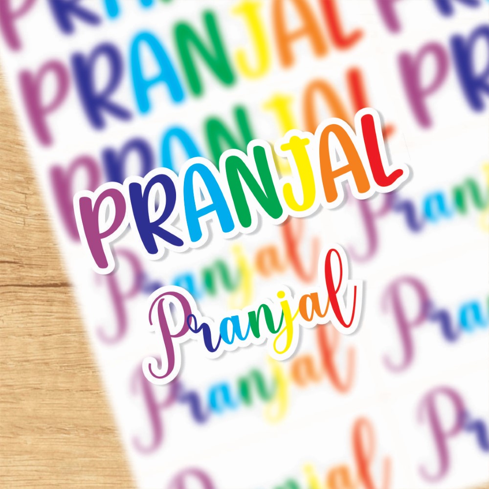Signature Name Labels