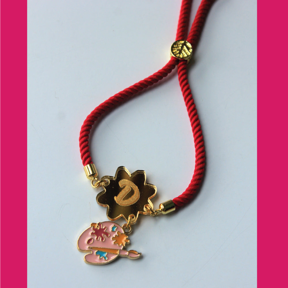 Rakhi With Initial