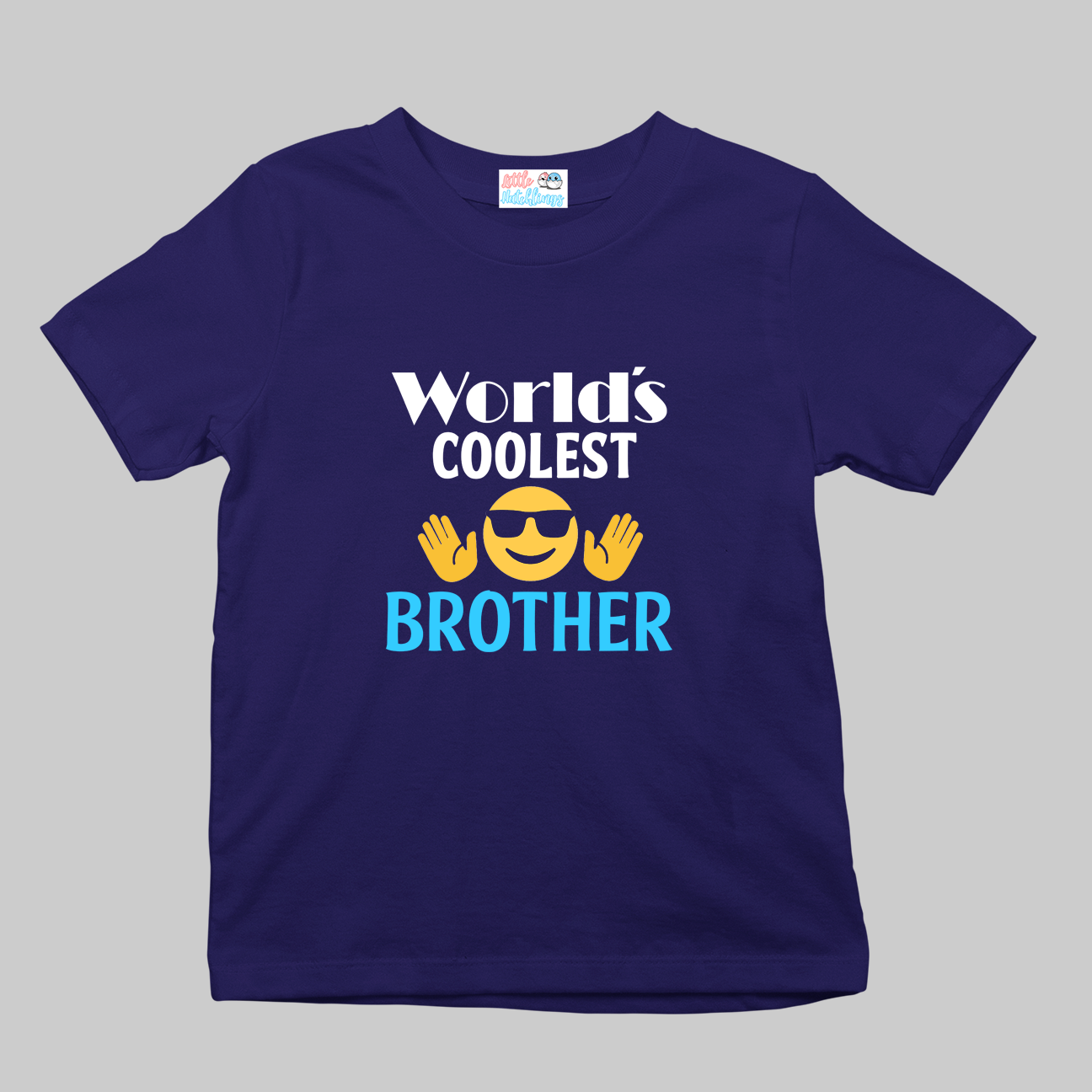 World's Coolest Brother Navy Blue Onesie / Tshirt