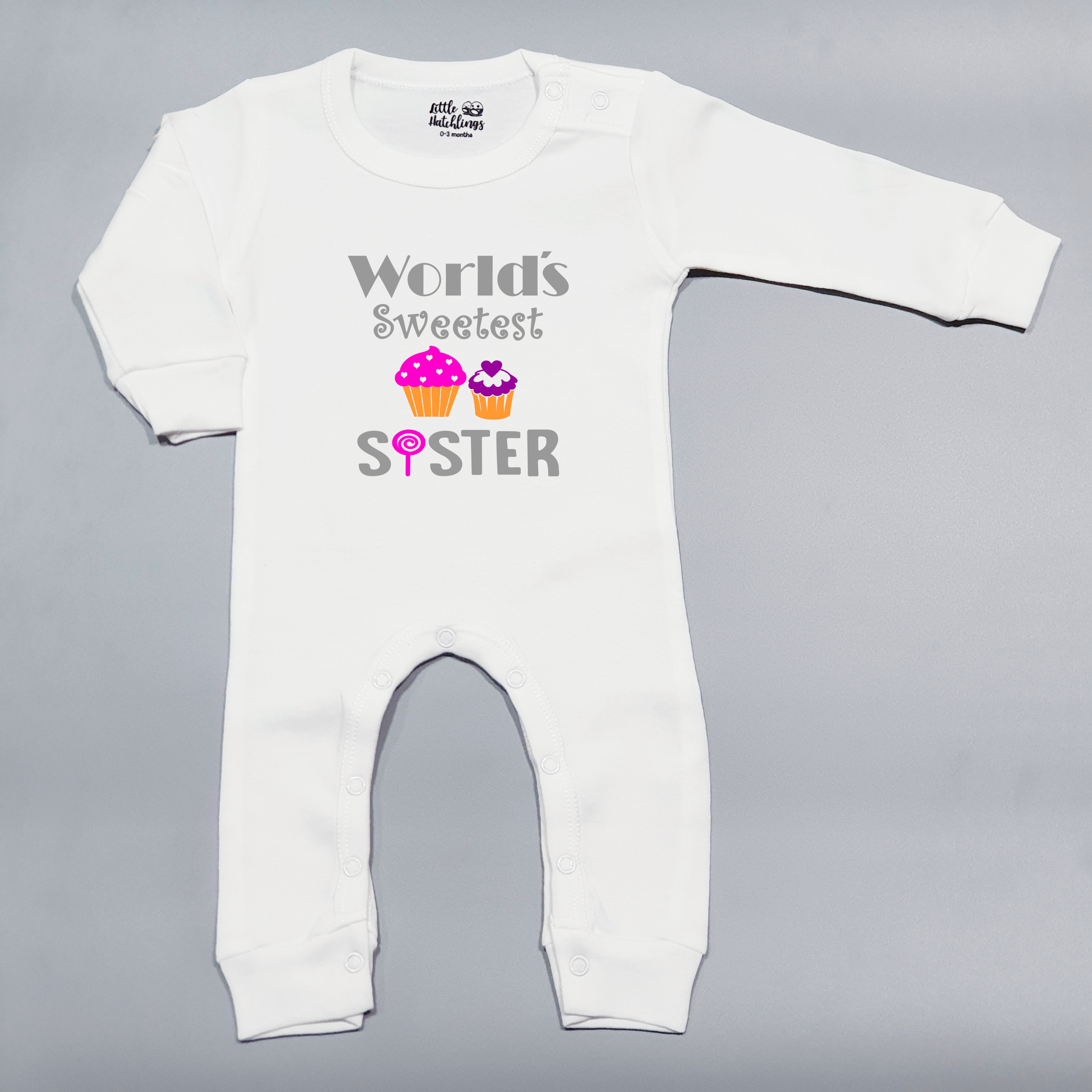 World's Sweetest Sister White Onesie / Romper / Tshirt