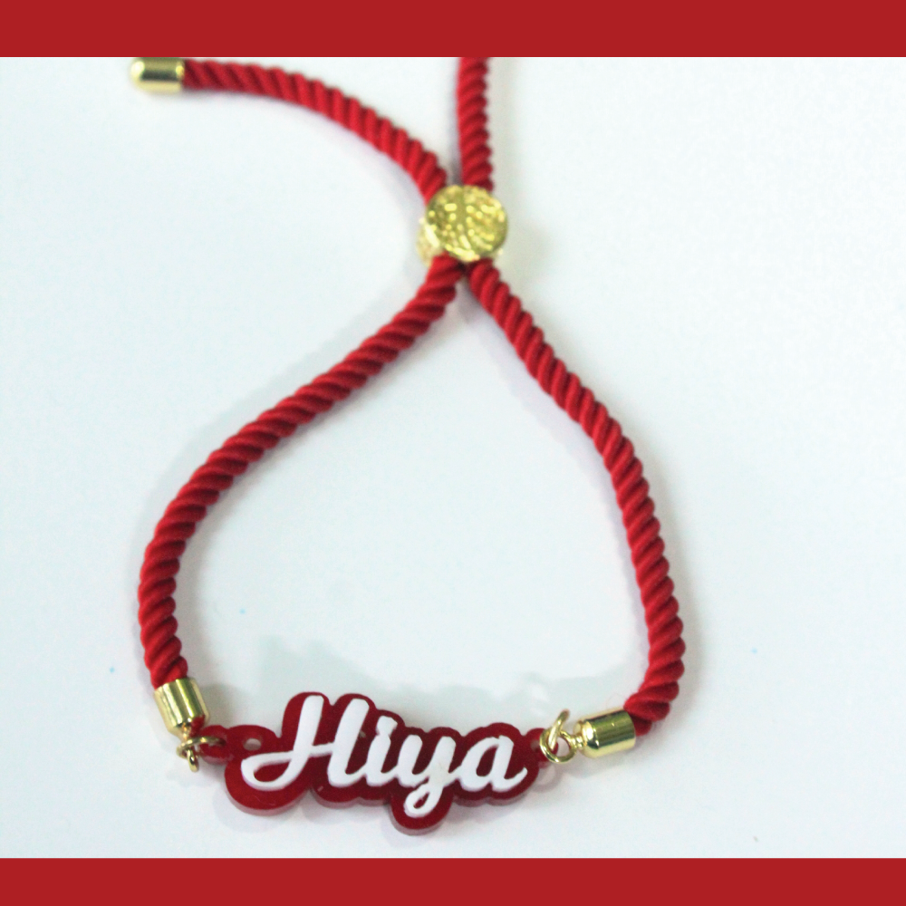 Name Bracelet Rakhi