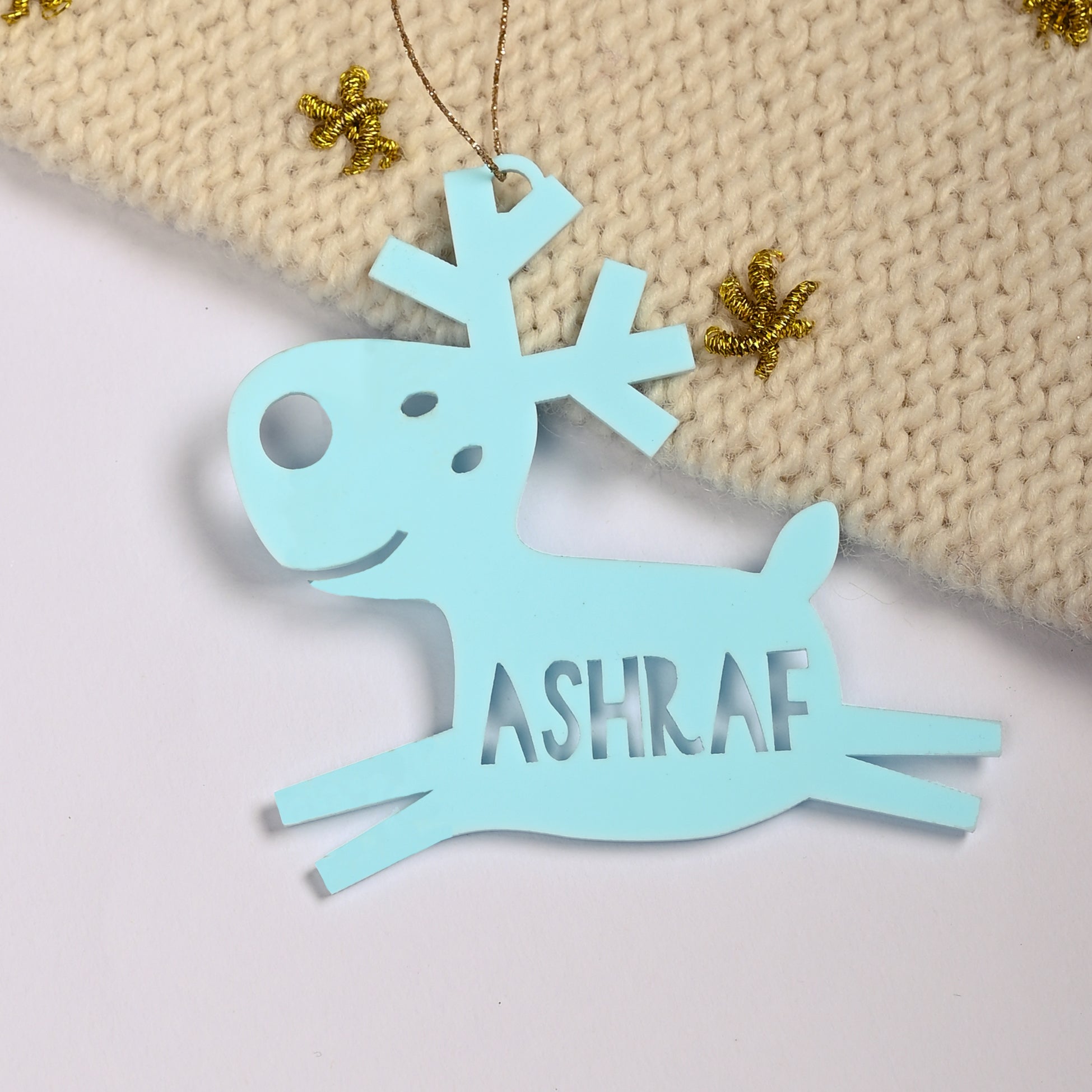 Xmas Shape Ornament - Reindeer