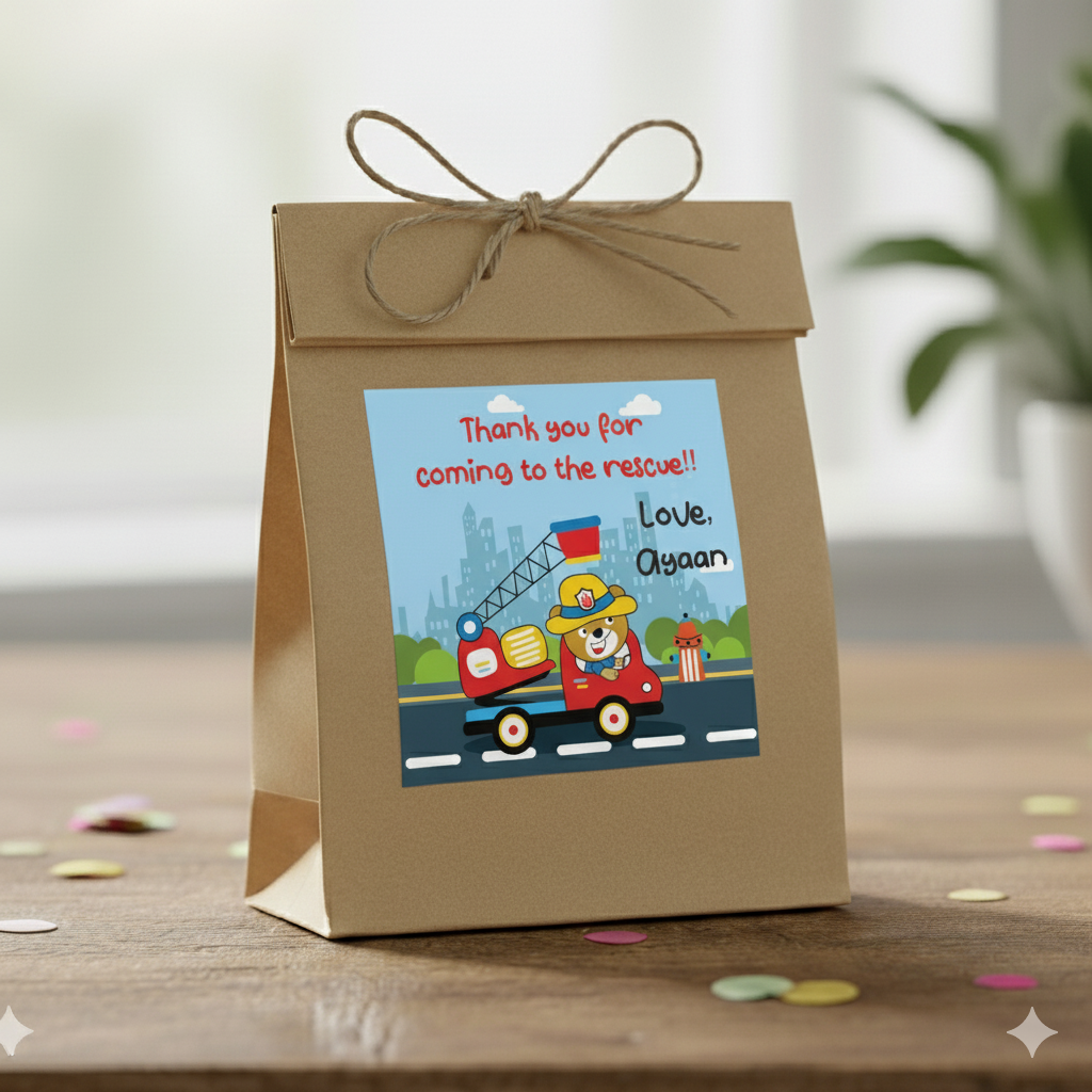 Personalised Thank You Labels