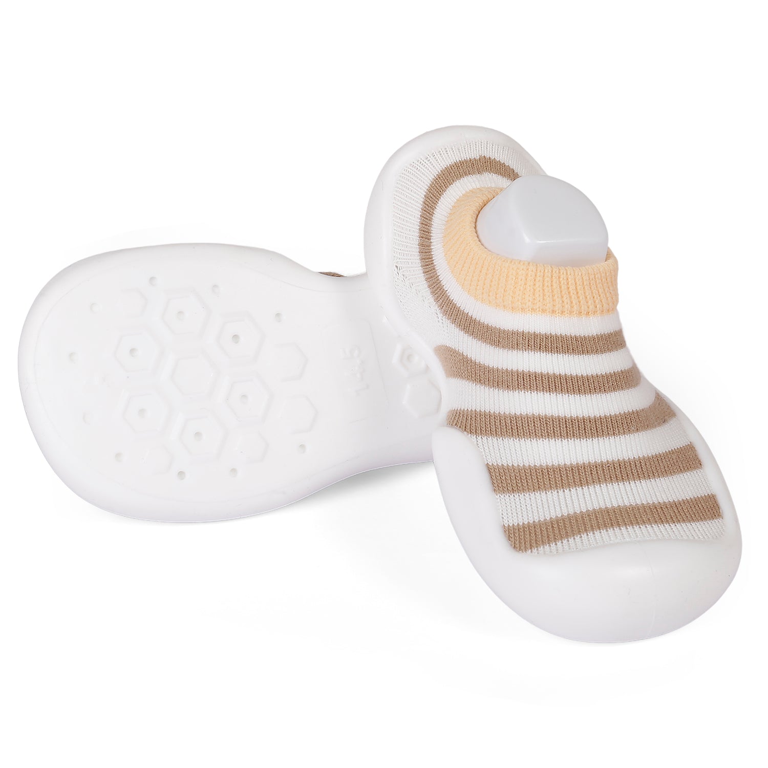 Slip-On Shoes Striped Brown - Baby Moo