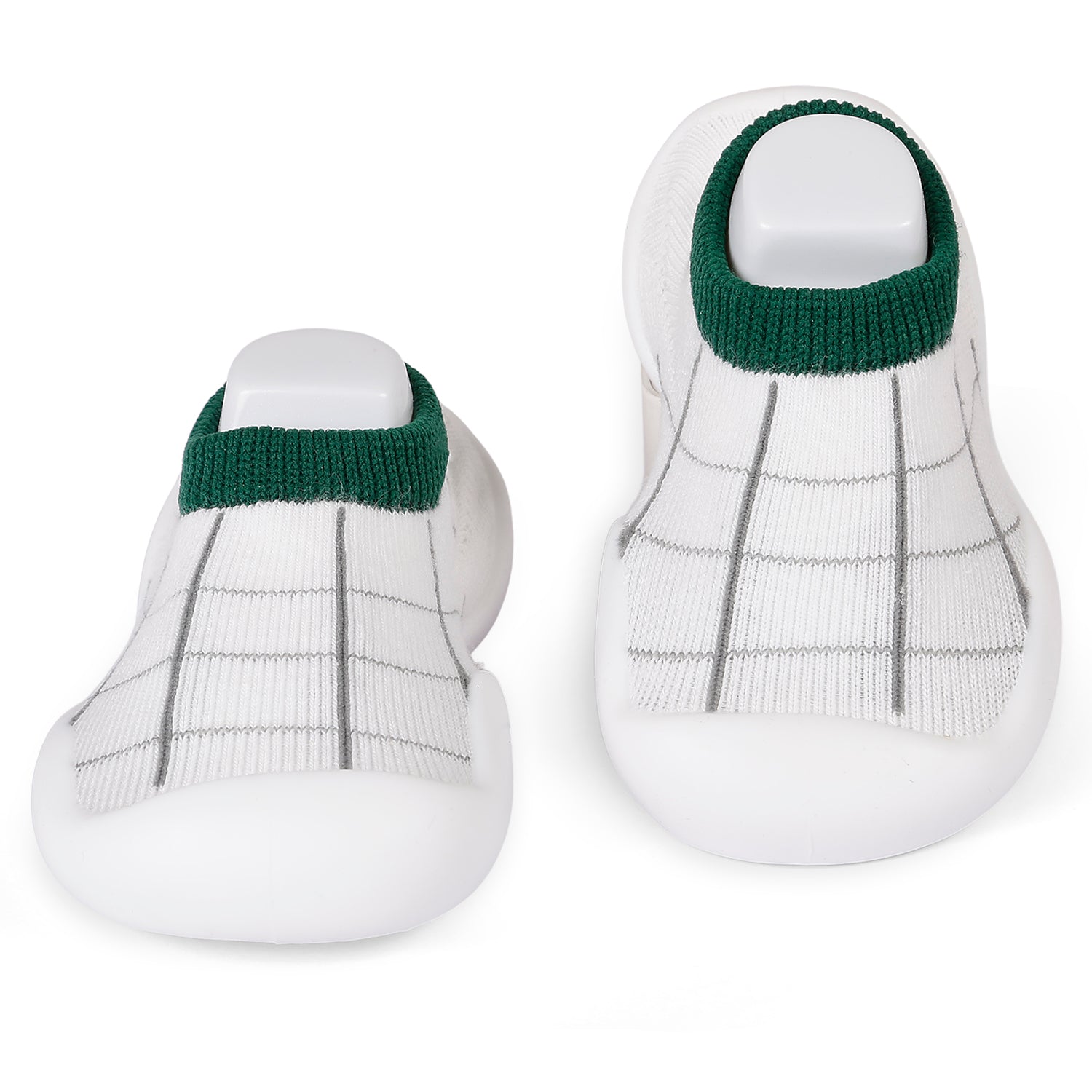 Slip-On Shoes Checked Green - Baby Moo