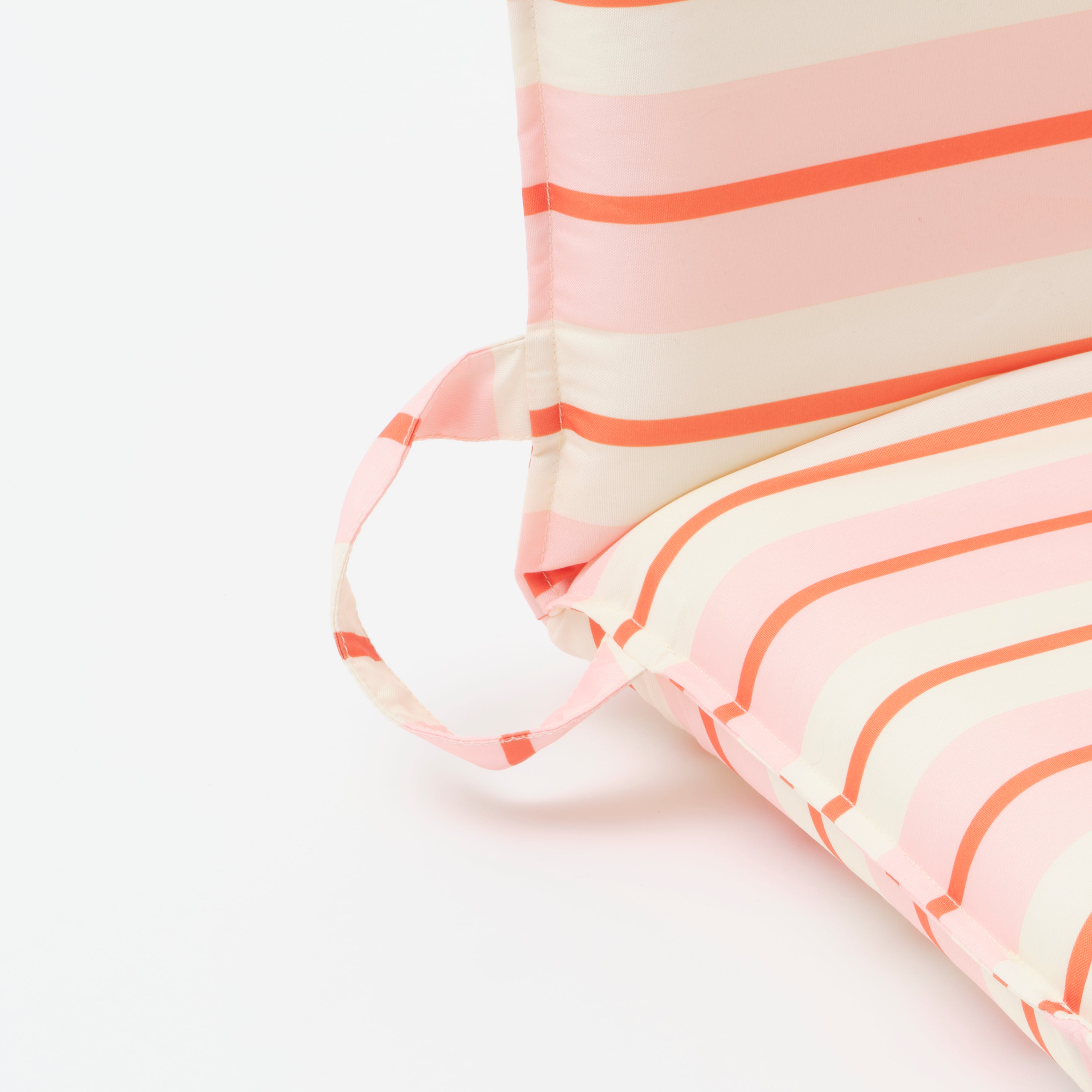 Folding Seat Summer Stripe Strawberry Sorbet