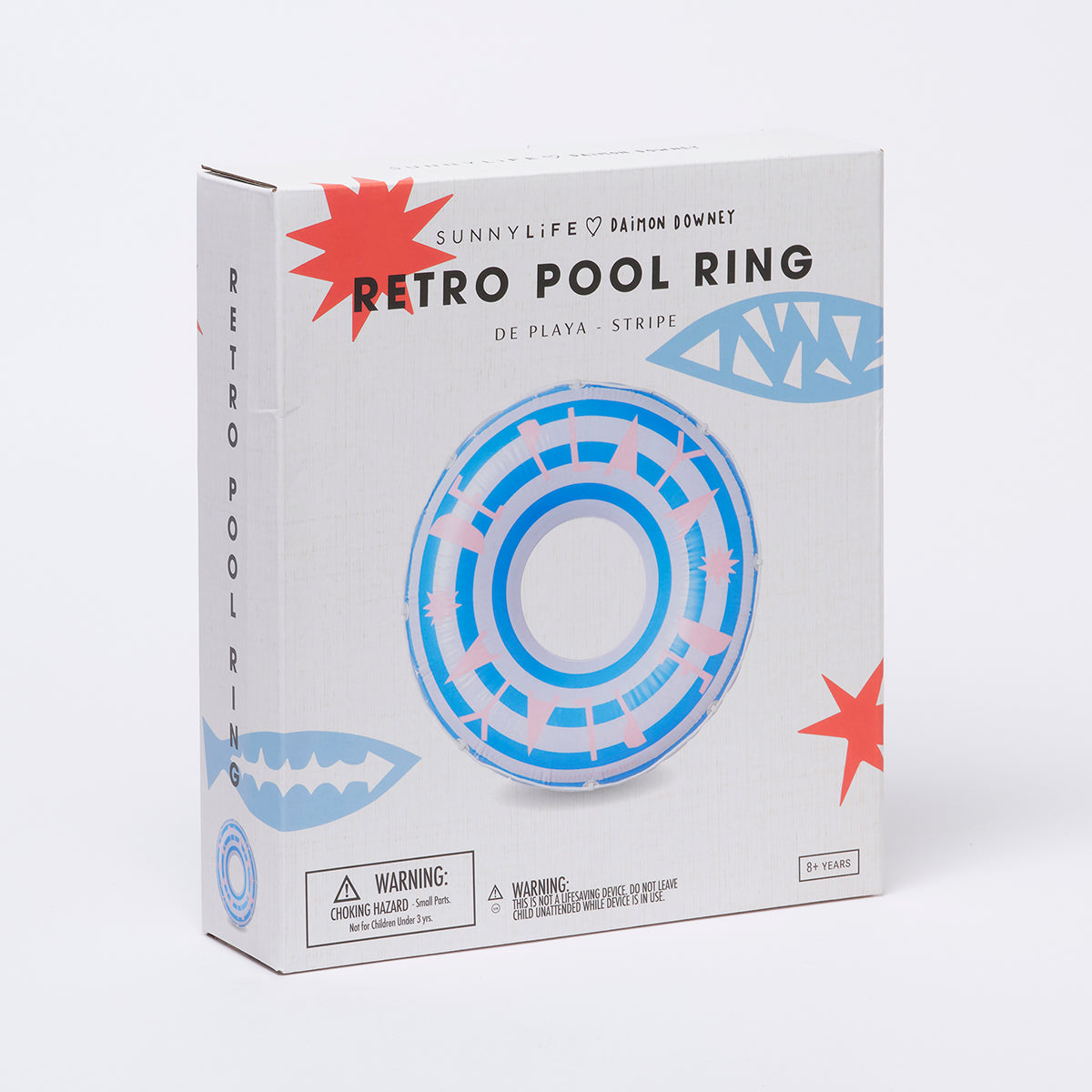 SUNNYLiFE Retro Pool Ring De Playa Stripe