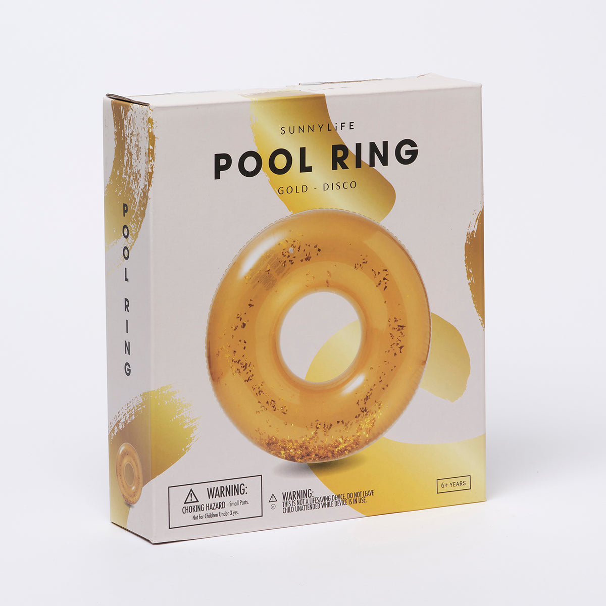 SUNNYLiFE Pool Ring Disco Gold