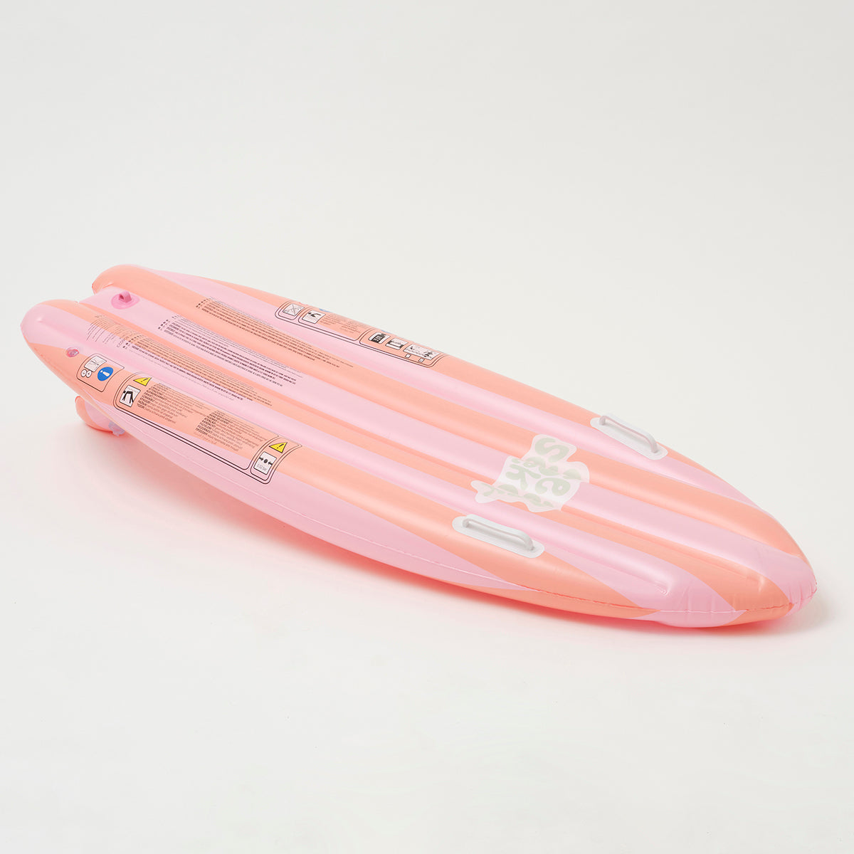 SUNNYLiFE Ride With Me Surfboard Float -  Sea Seeker Strawberry