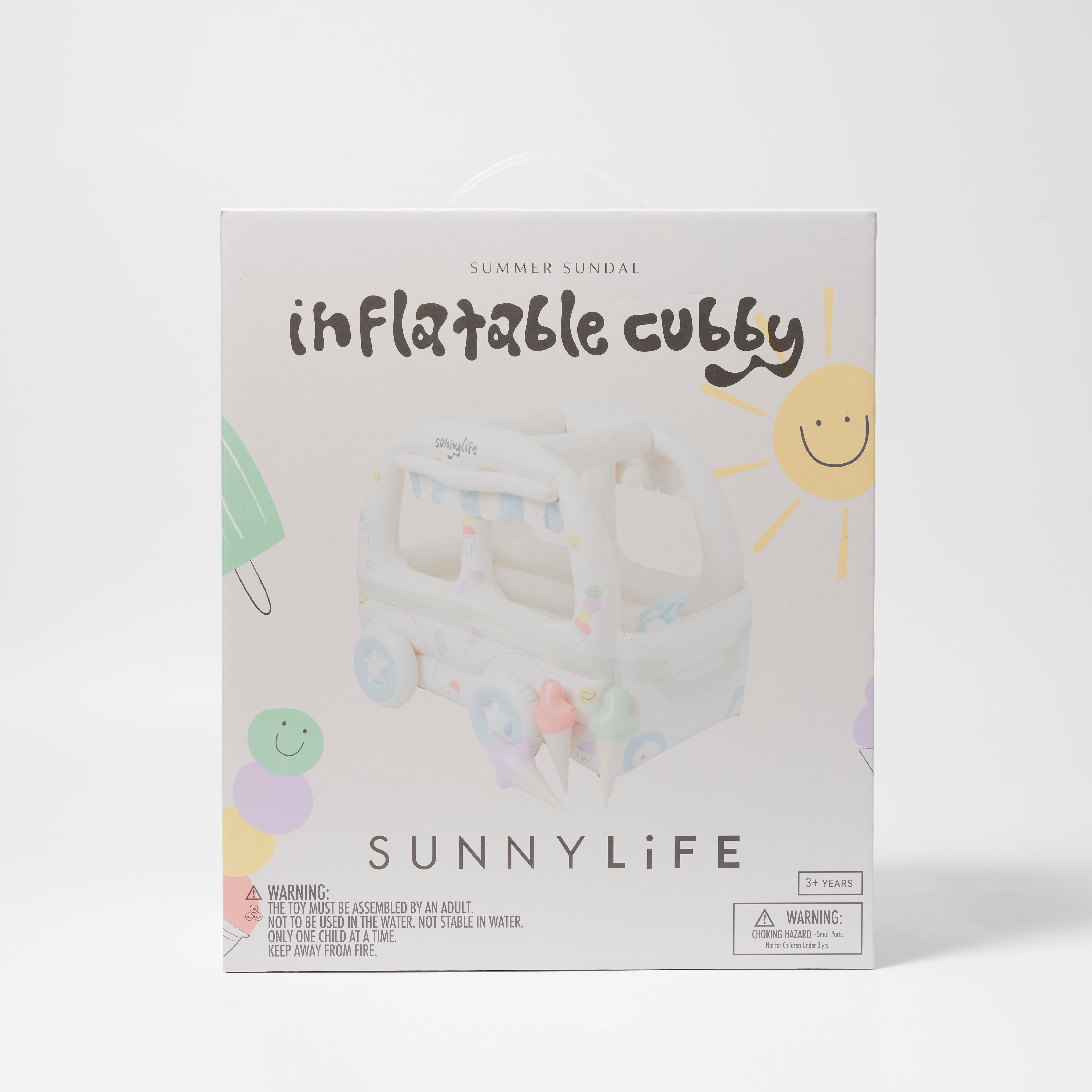 SUNNYLiFE Inflatable Cubby Summer Sundae Multi