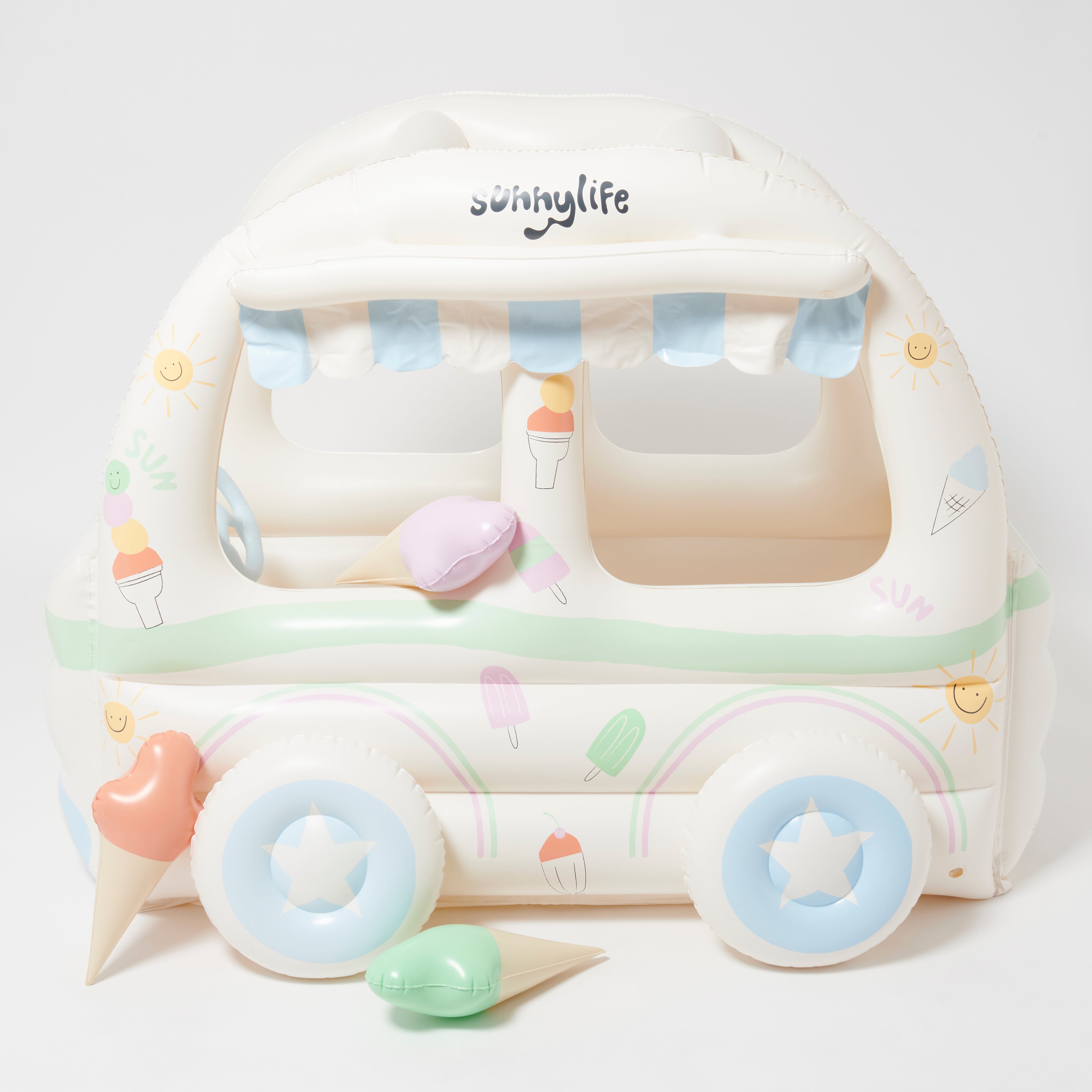 SUNNYLiFE Inflatable Cubby Summer Sundae Multi