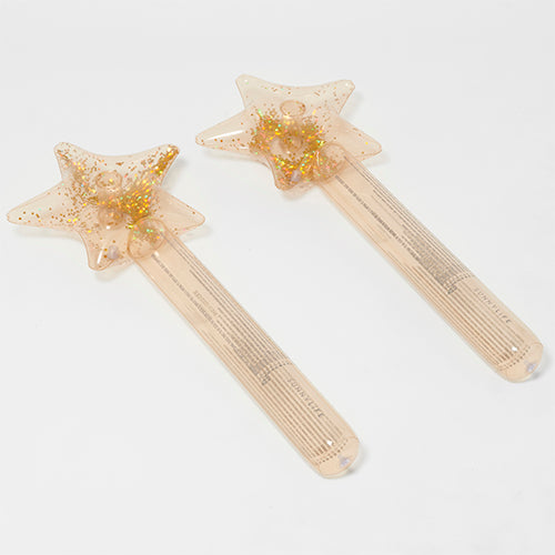 Kids Inflatable Star Wand Princess Swan Gold Set of 2