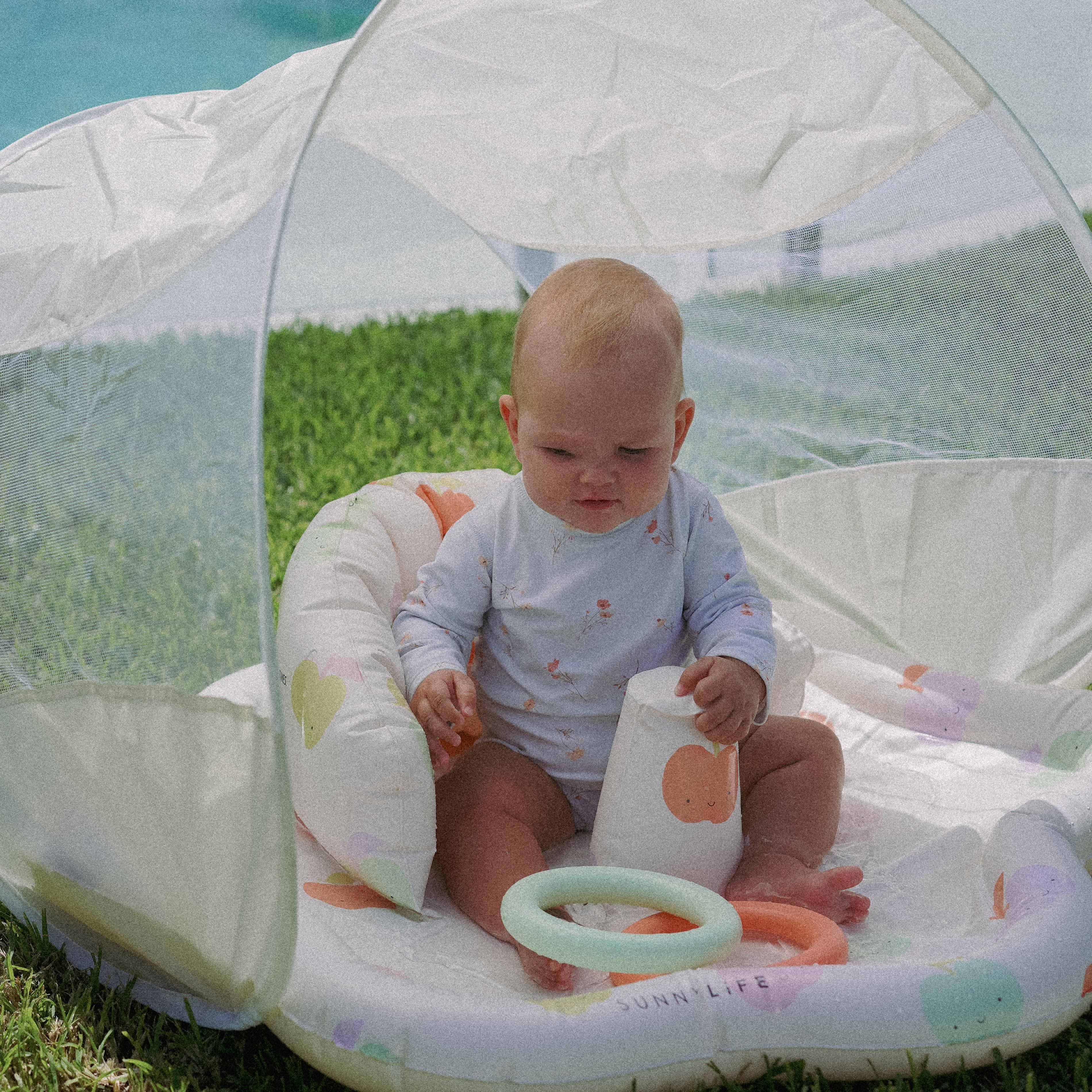 Baby Playmat with Shade Apple Sorbet Multi