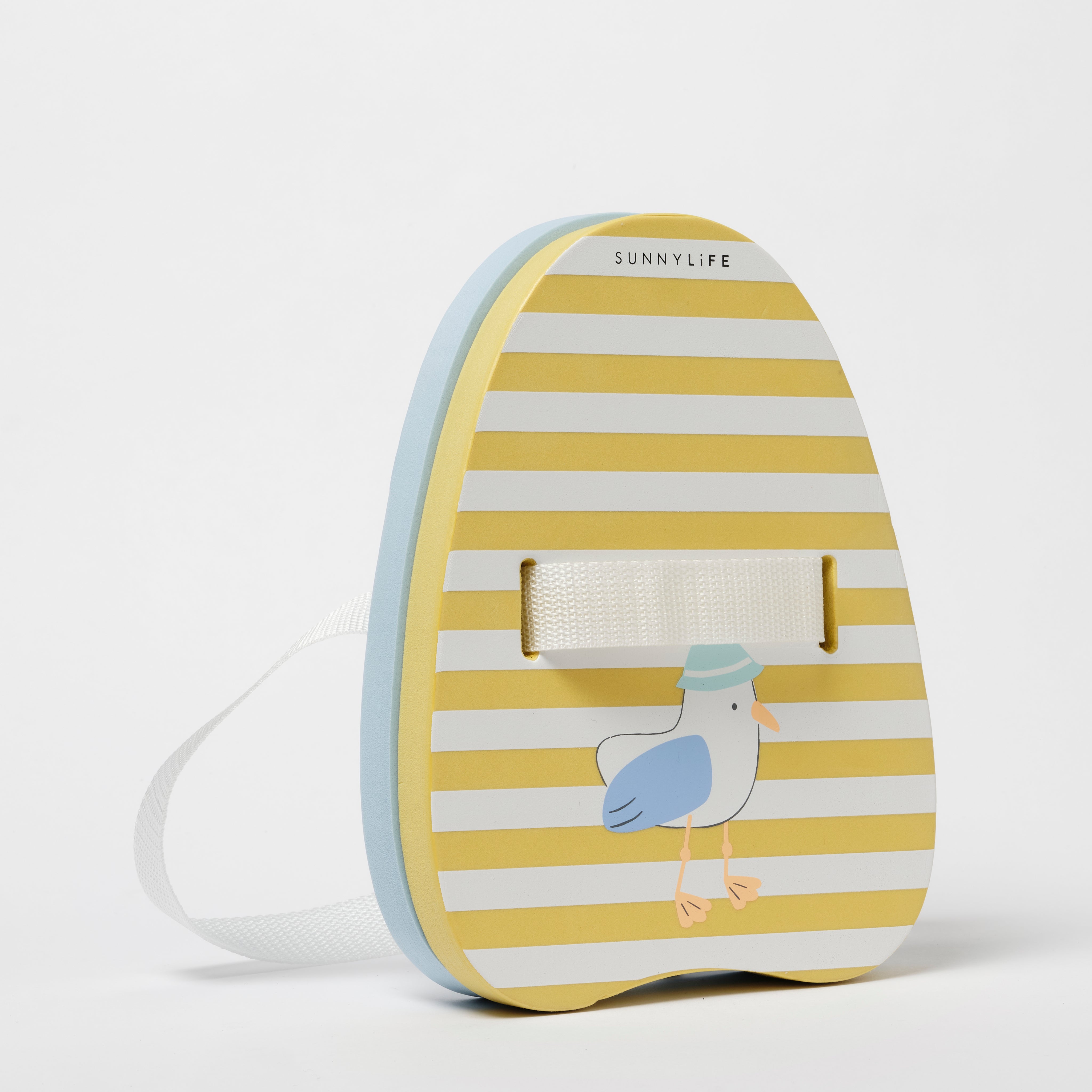 SUNNYLiFE Bubble Back Float Sid the Seagull Mustard Stripe