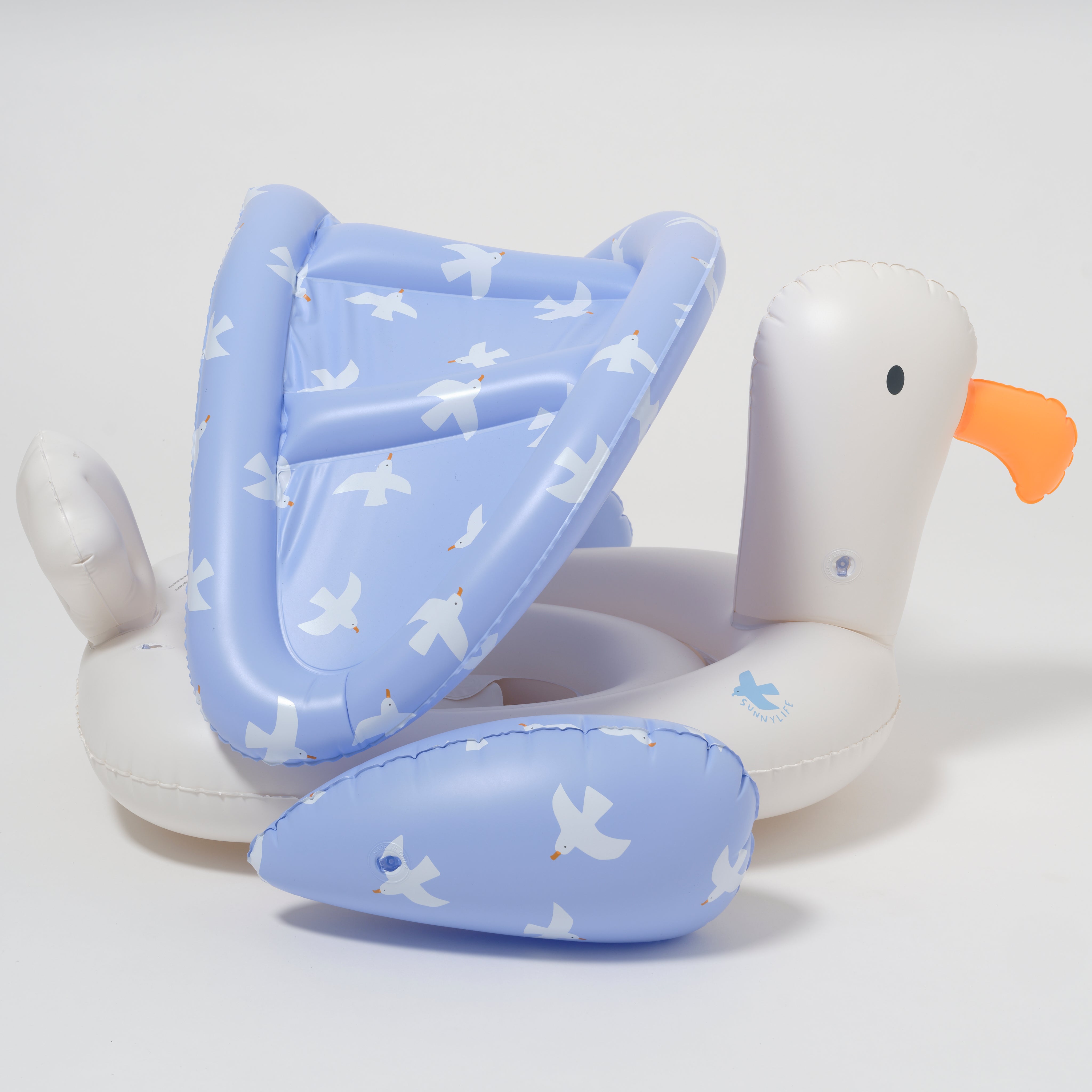 SUNNYLiFE Baby Float Sid the Seagull Blue