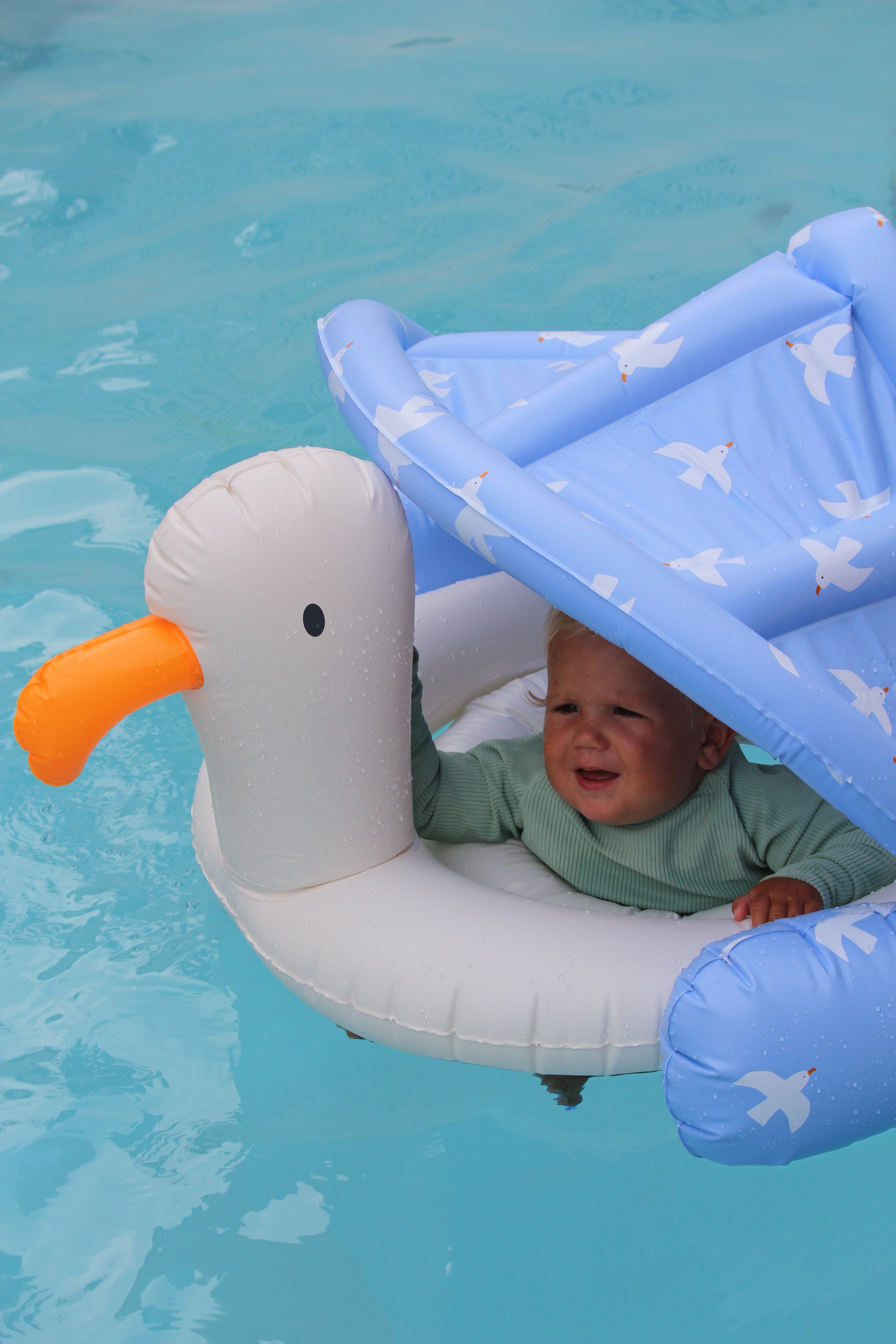 SUNNYLiFE Baby Float Sid the Seagull Blue