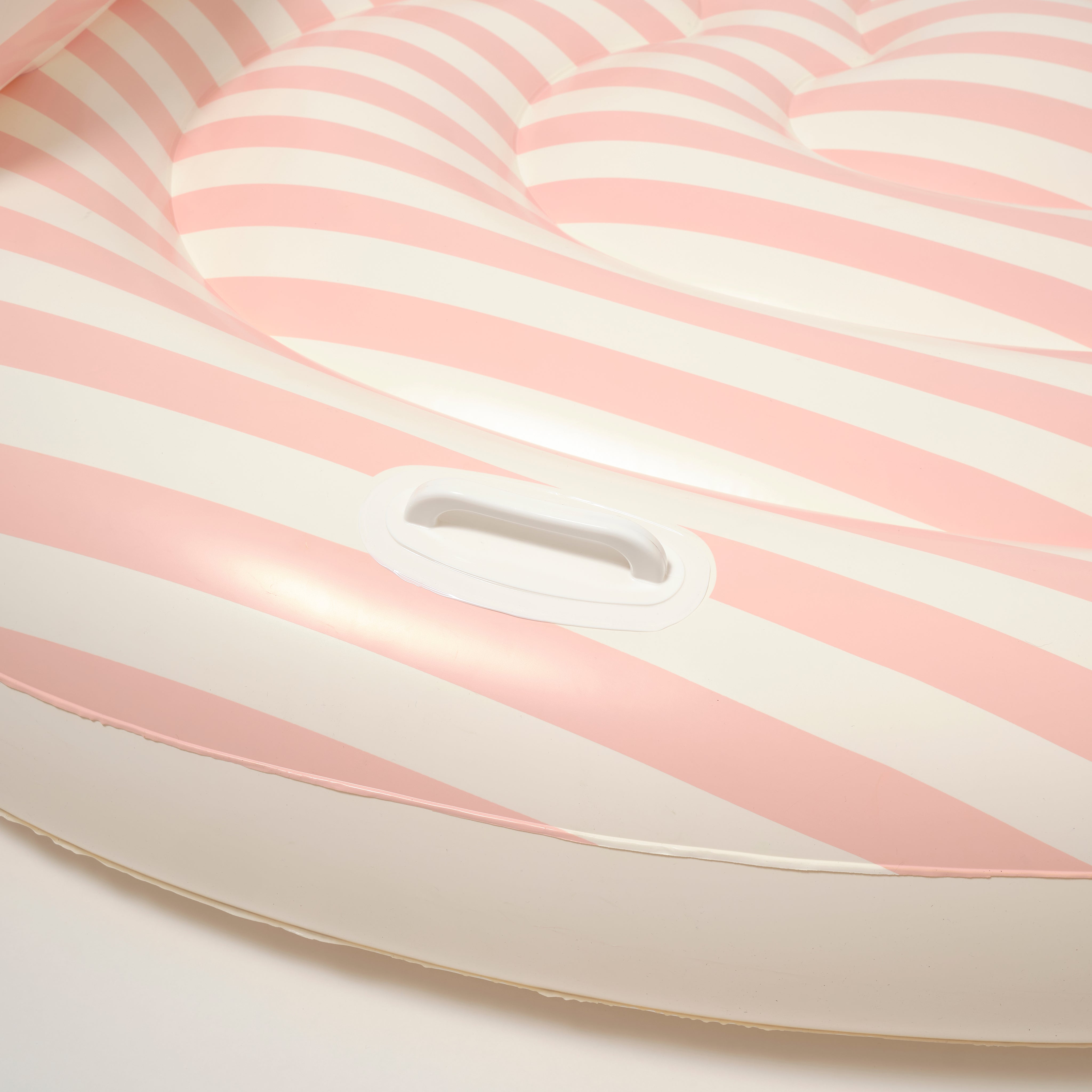 SUNNYLiFE Twin Heart Lie-On Stole My Heart Pink Stripe