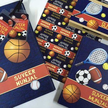 Super Kids Personalised Stationery Hamper - Pack of 5