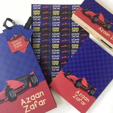 Super Kids Personalised Stationery Hamper - Pack of 5