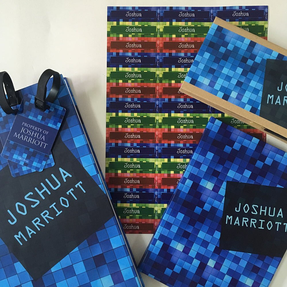 Super Kids Personalised Stationery Hamper - Pack of 5