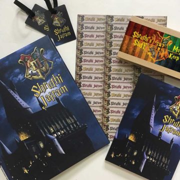 Super Kids Personalised Stationery Hamper - Pack of 5