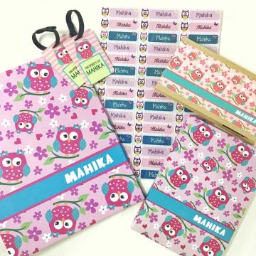 Super Kids Personalised Stationery Hamper - Pack of 5