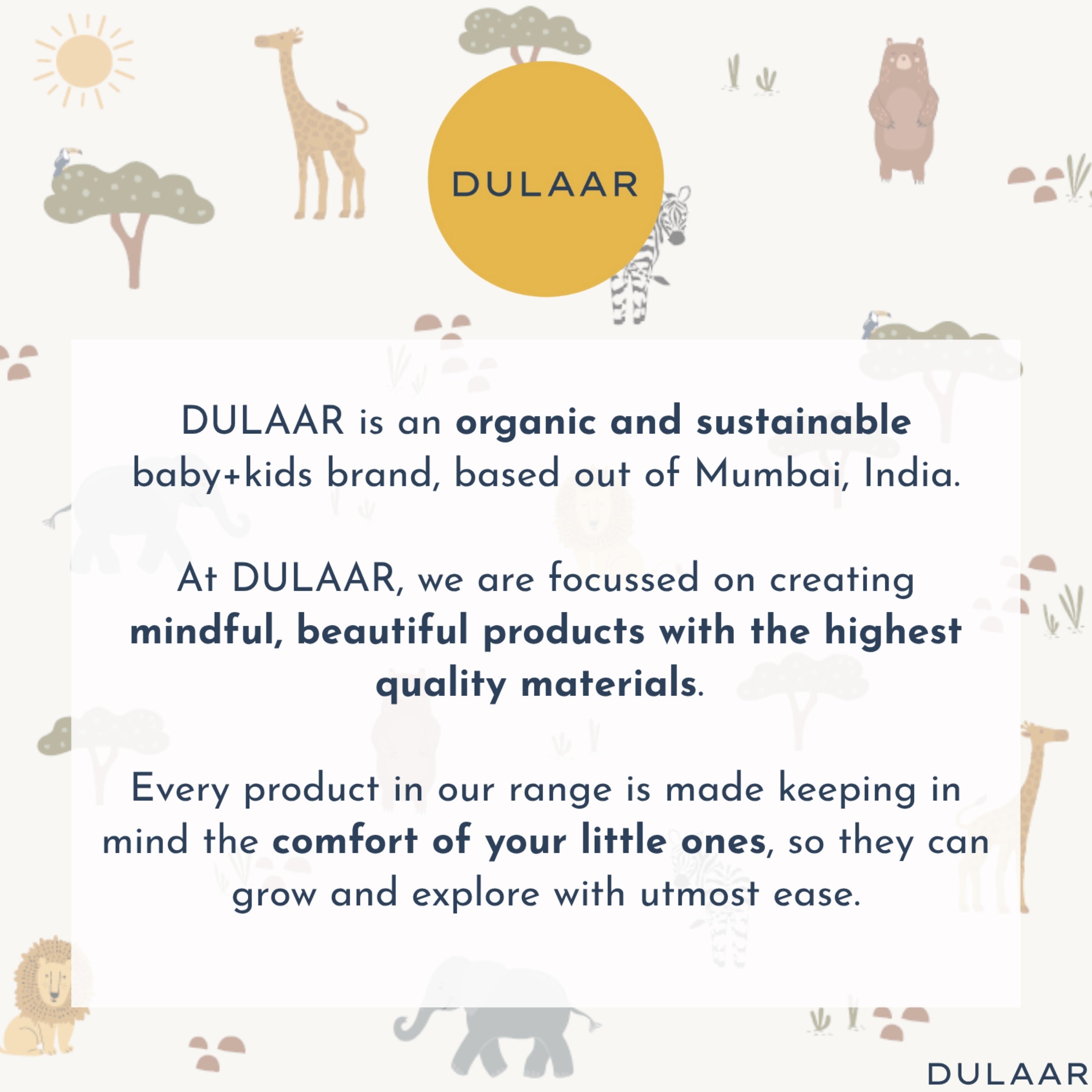 Dulaar Organic Muslin Sleep Bag - The Sparrow and Flower