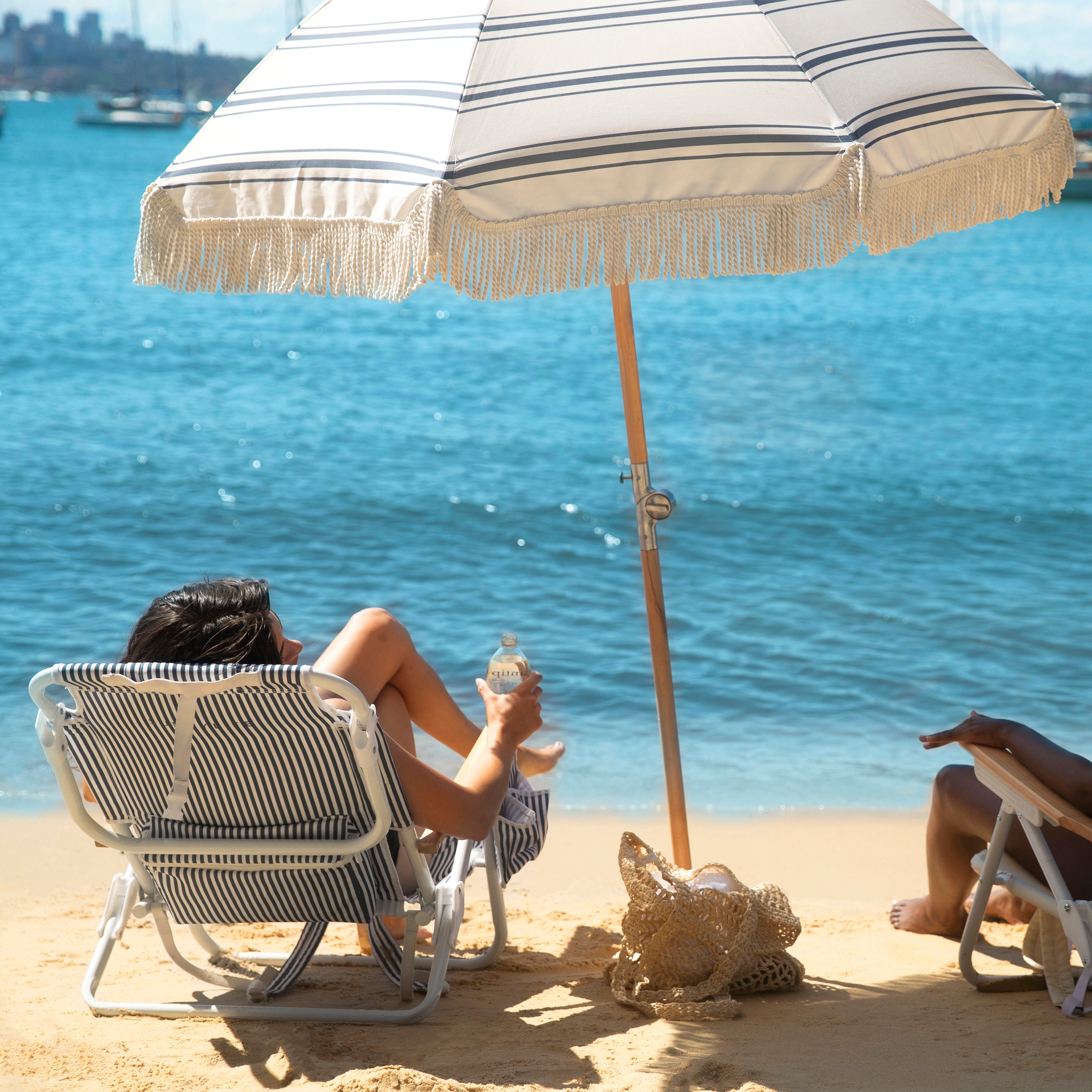 The Resort Luxe Beach Chair Coastal Blue