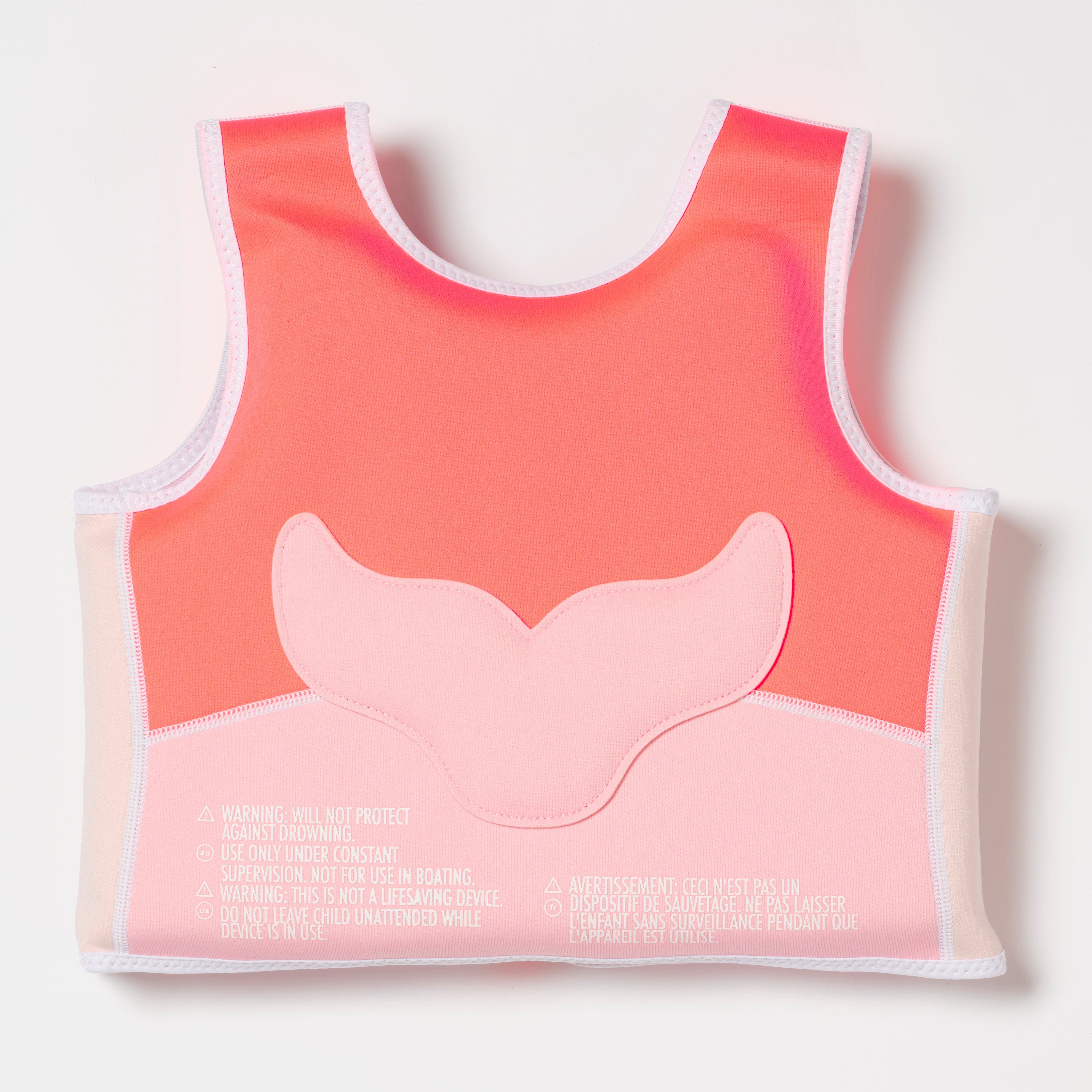 SUNNYLiFE Melody the Mermaid Swim Vest  Neon Strawberry