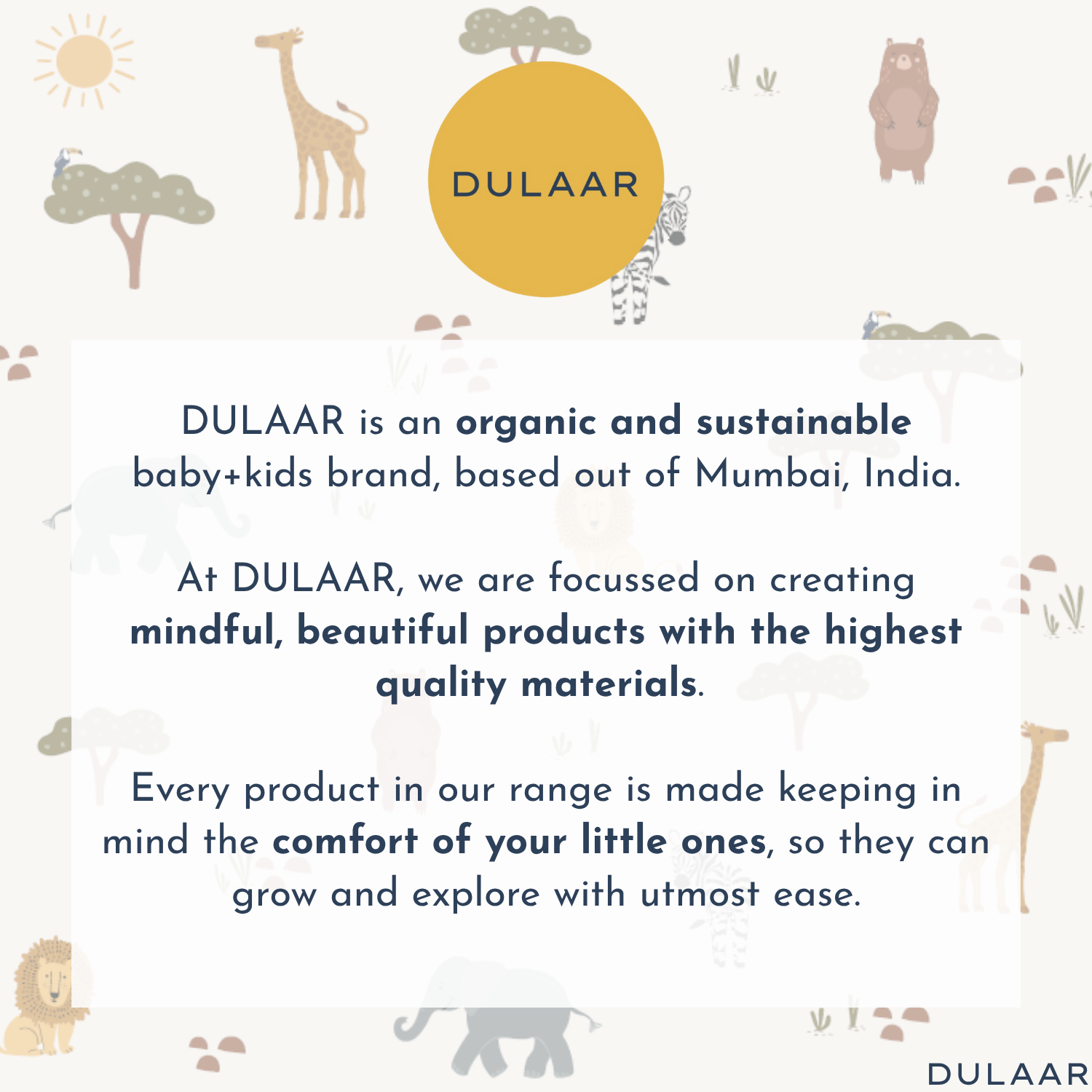 Dulaar Organic Muslin Swaddle