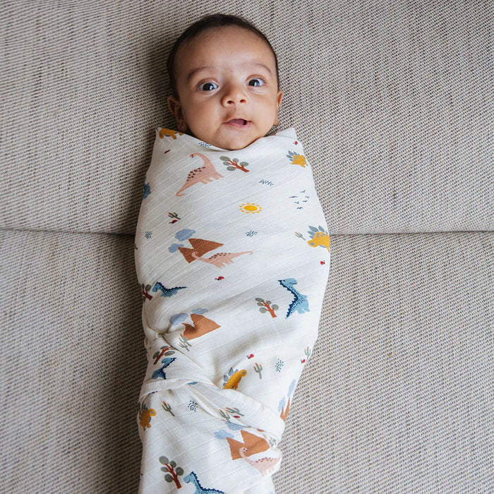 Organic Muslin Swaddle (Hand-Block Printed)