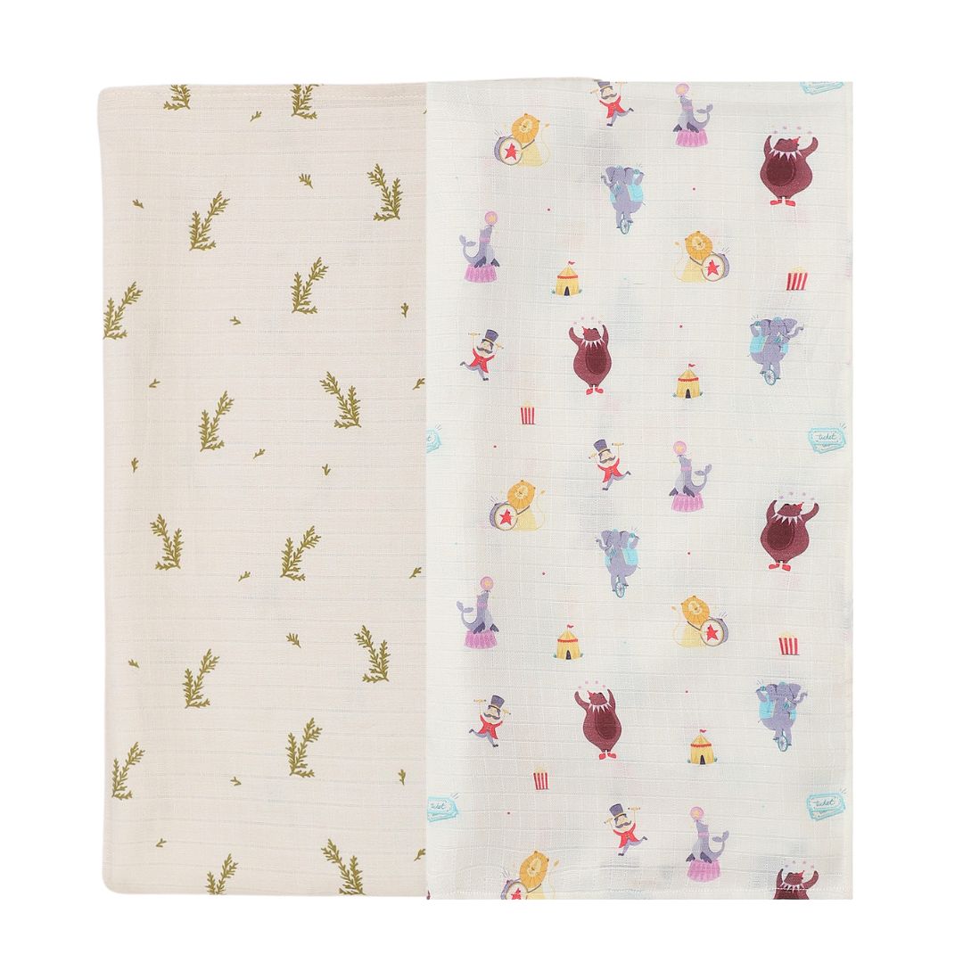 Organic Muslin Swaddle for Newborns-Set Of 2